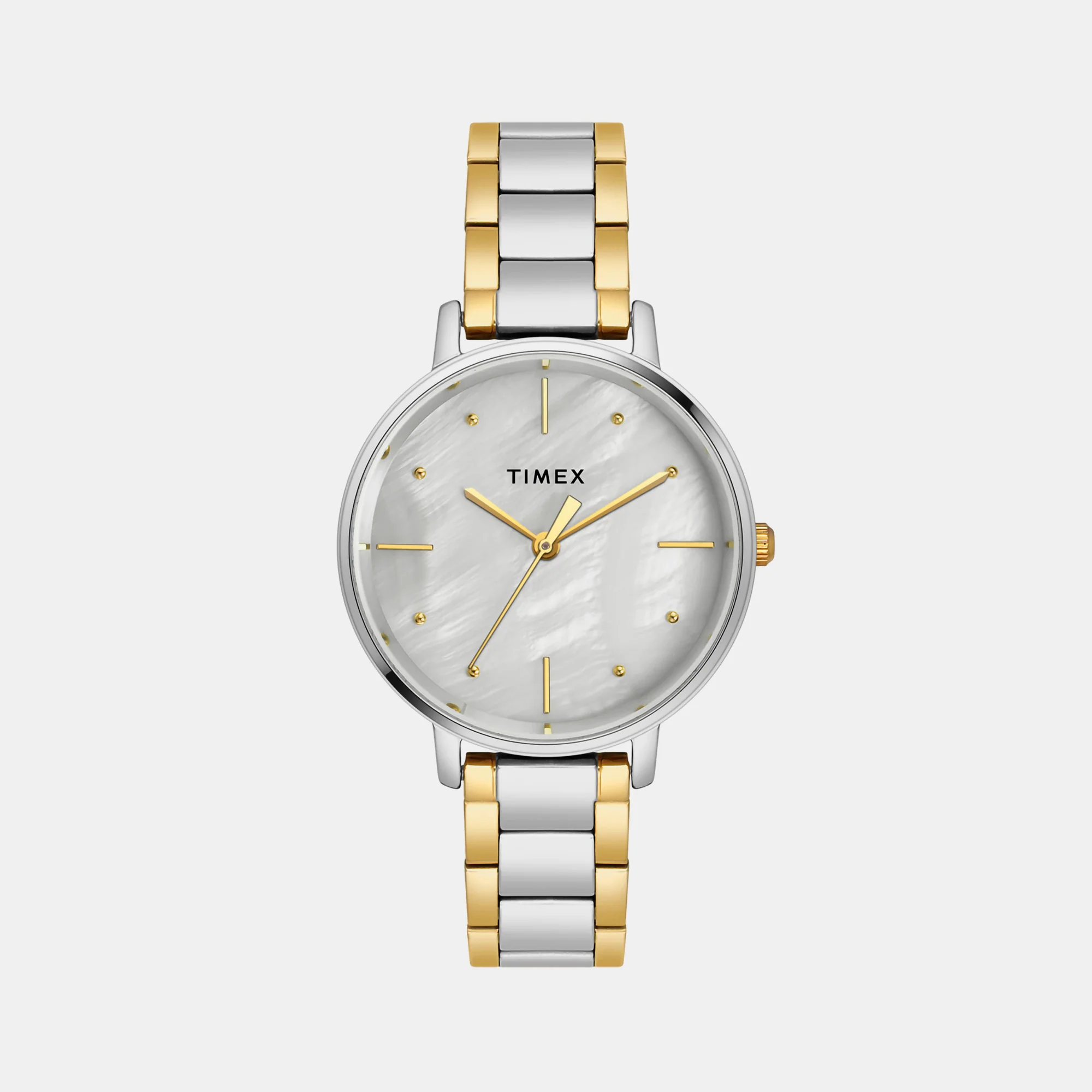 Classics Women Quartz Mother Of Pearl Dial Analog Stainless Steel Watch TWEL15808 - Image 2