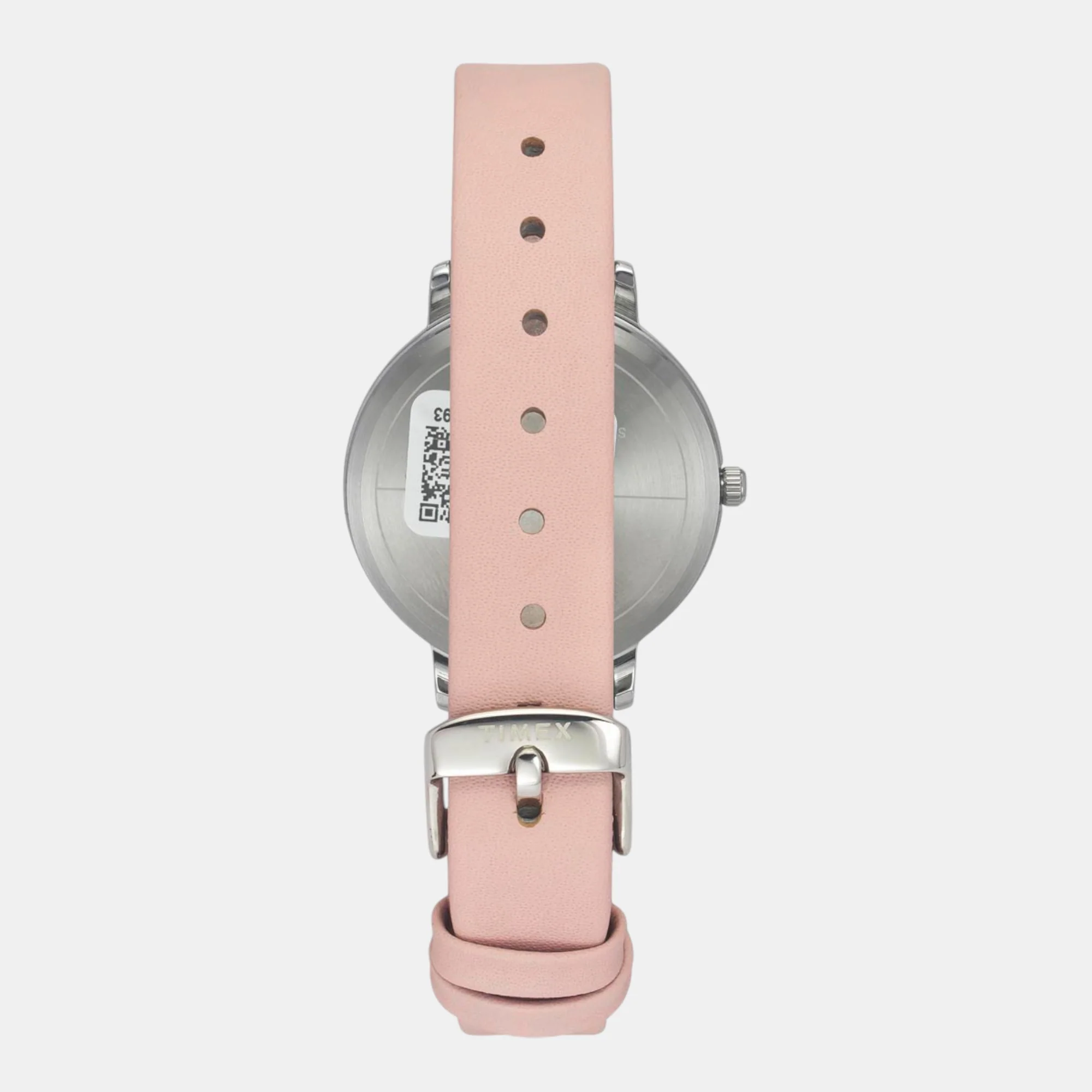Classics Women Quartz Pink Dial Analog Leather Watch TWEL15816 - Image 4