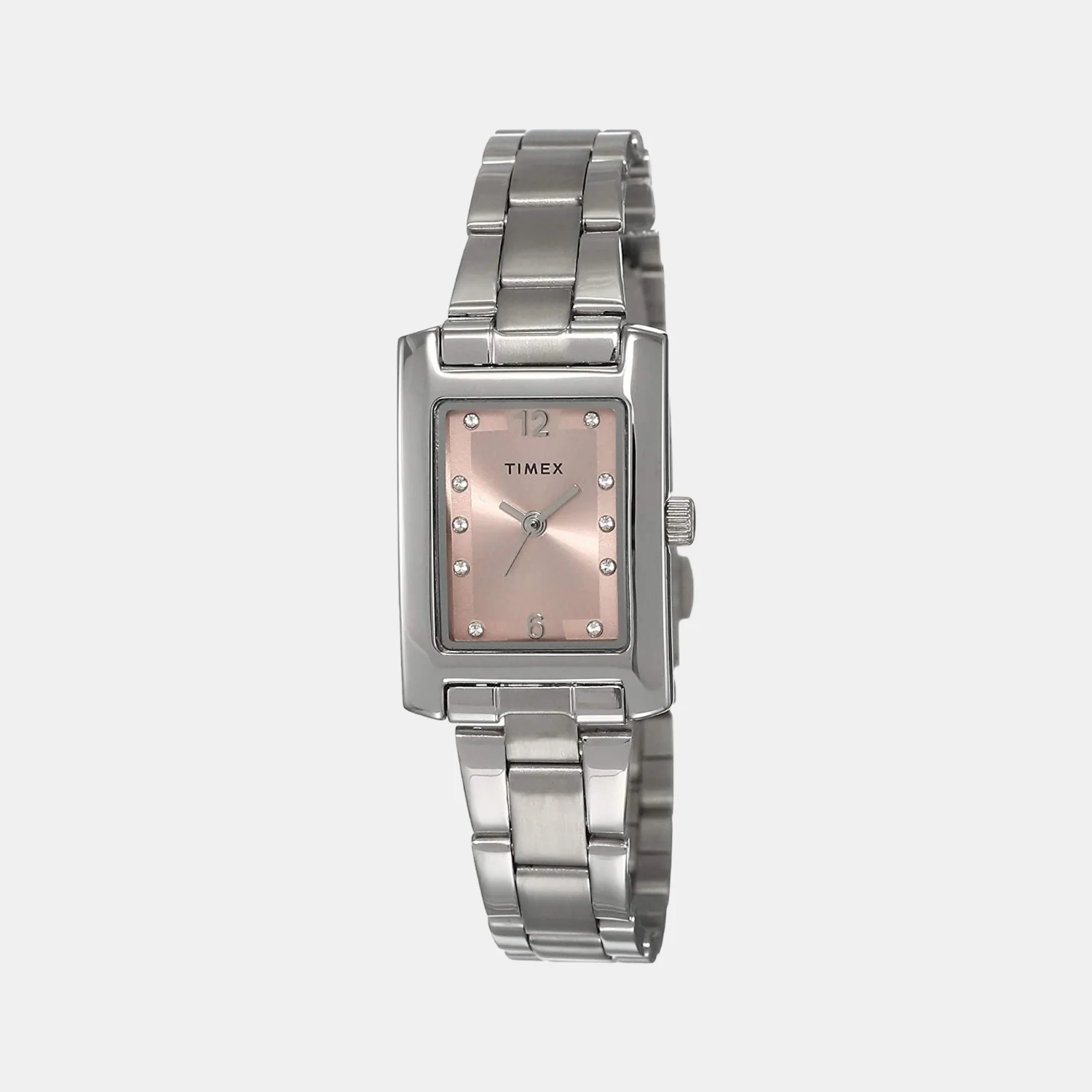 Classics Women Quartz Pink Dial Analog Stainless Steel Watch TWTL10601