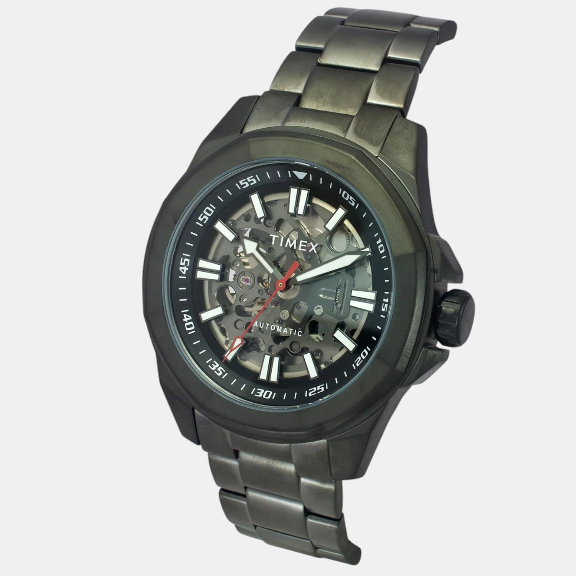 E Class Men Automatic Black Dial Analog Stainless Steel Watch TWEG24103 - Image 2