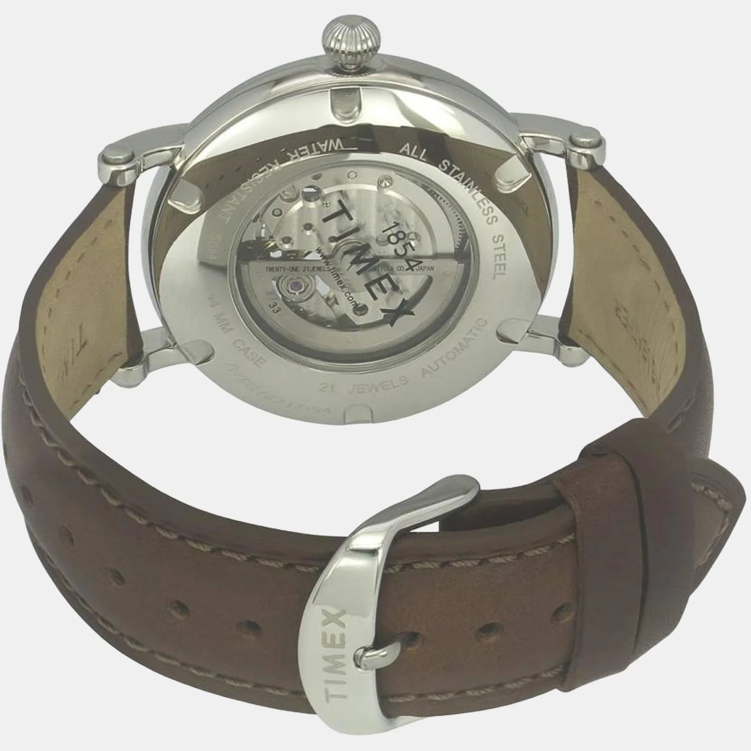 E Class Men Automatic Green Dial Analog Leather Watch TWEG16717 - Image 4