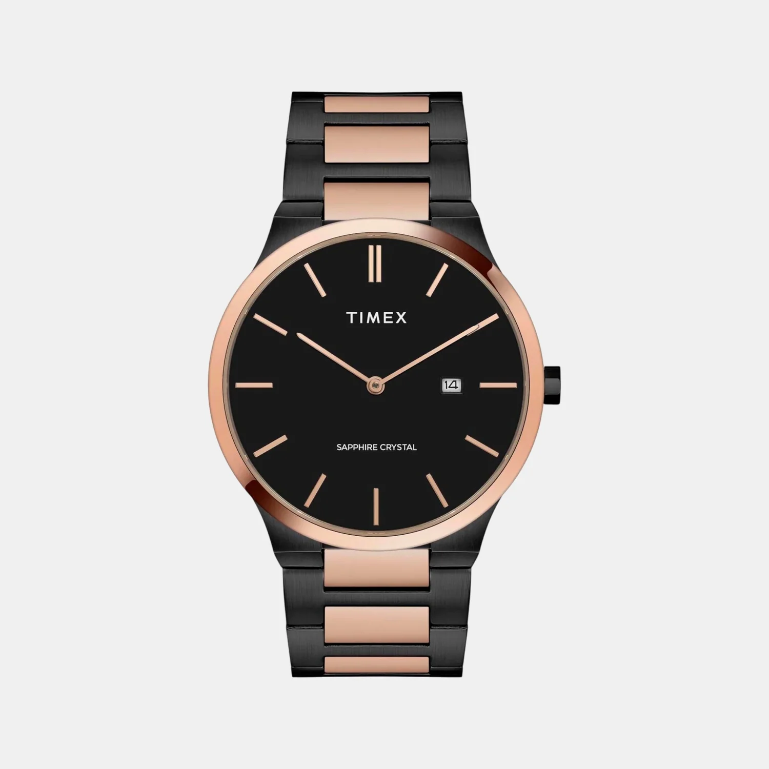 E Class Men Quartz Black Dial Analog Stainless Steel Watch TWEG23601
