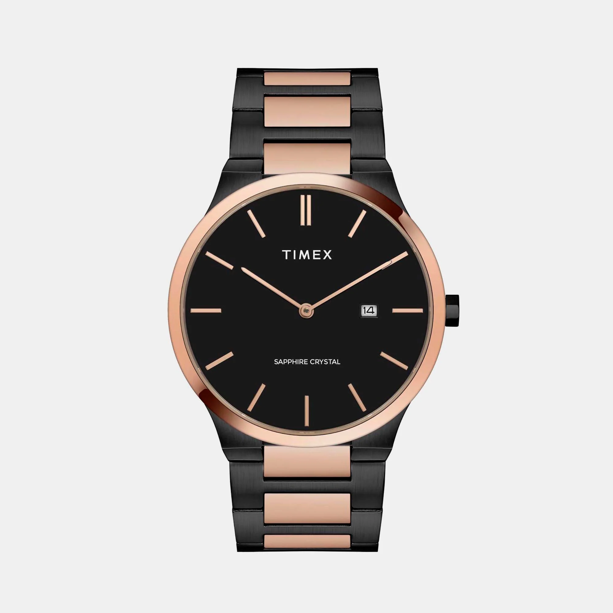 E Class Men Quartz Black Dial Analog Stainless Steel Watch TWEG23601 - Image 2