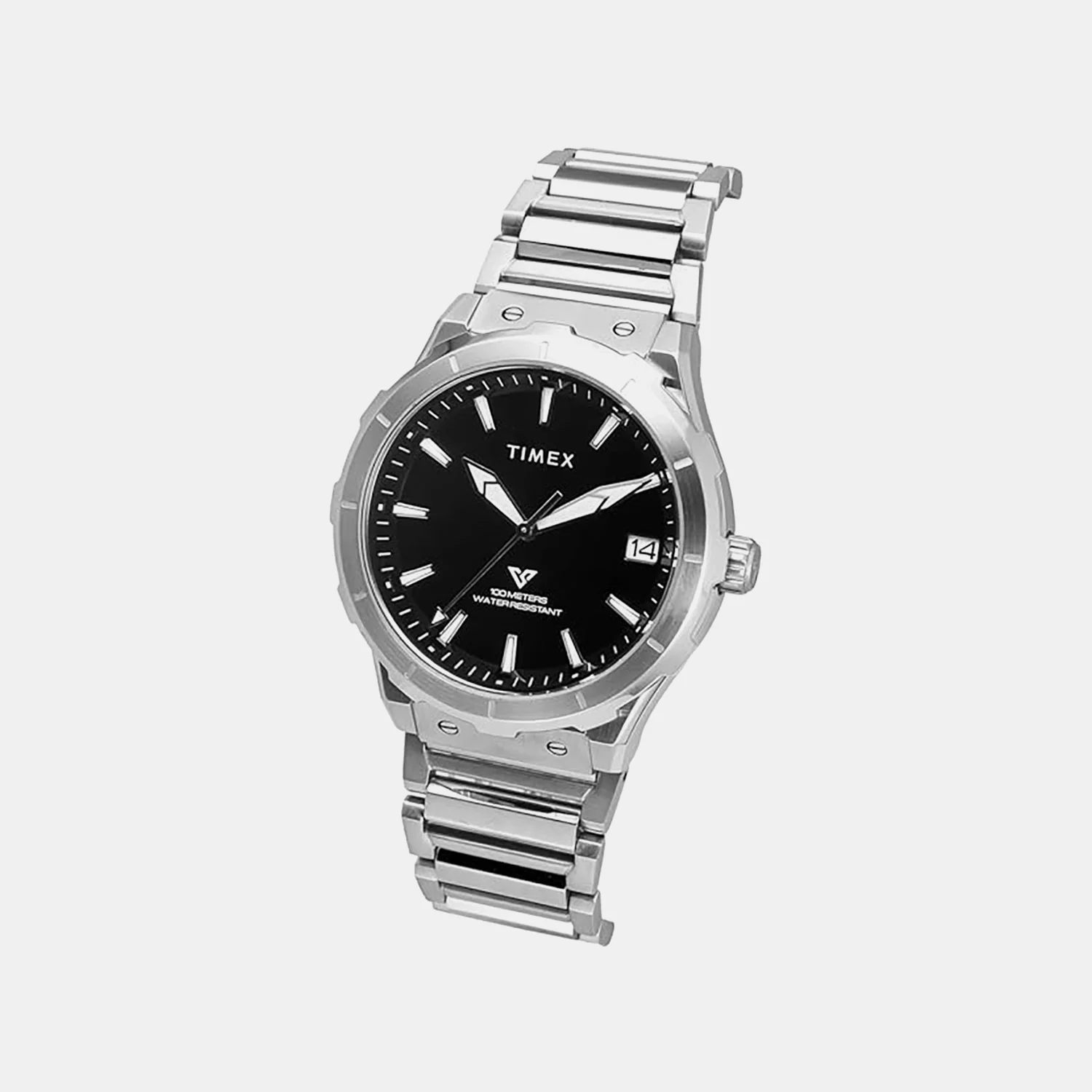 E Class Men Quartz Black Dial Analog Stainless Steel Watch TWEG24805 - Image 2
