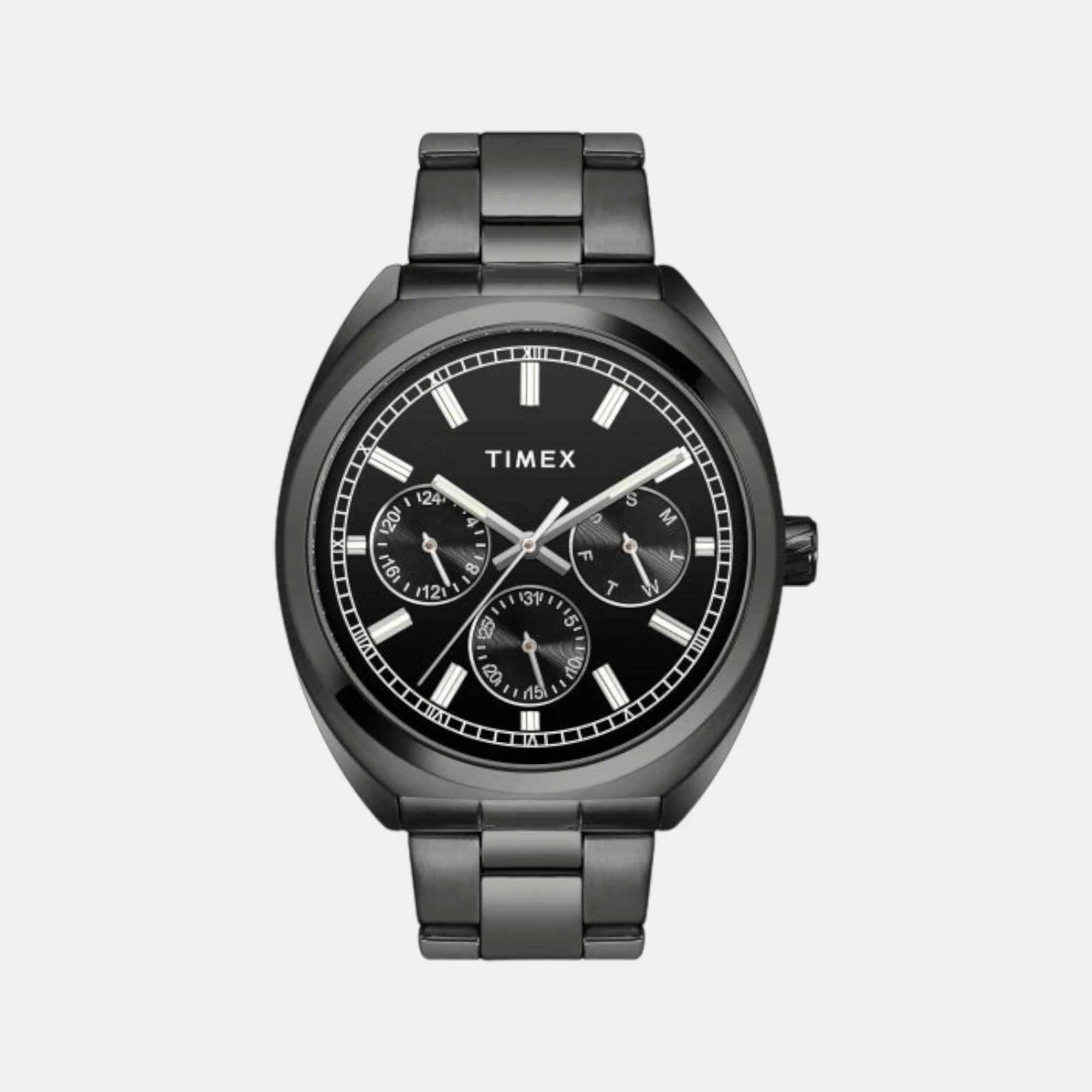 E Class Men Quartz Black Dial Chronograph Stainless Steel Watch TWEG22303