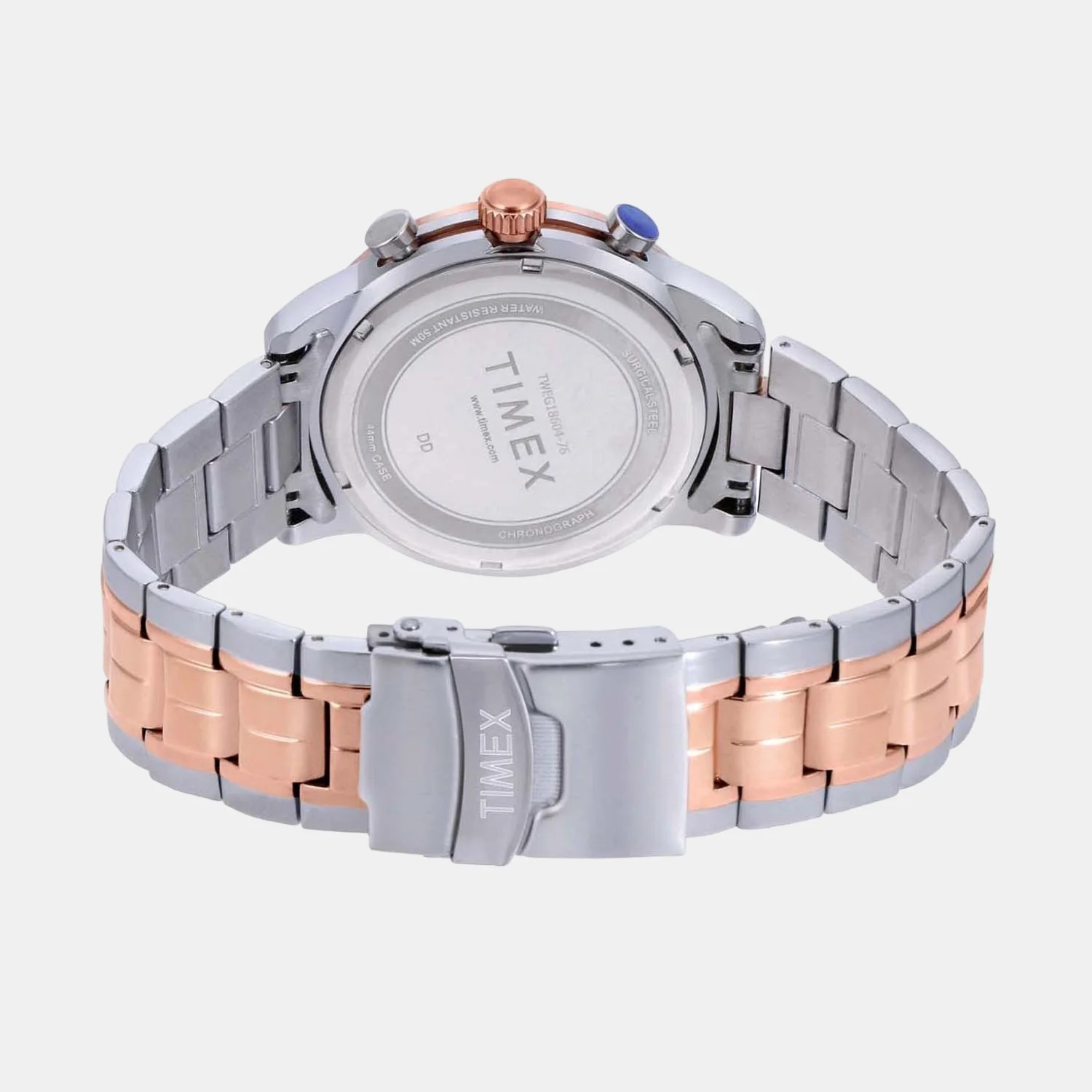 E Class Men Quartz Blue Dial Chronograph Stainless Steel Watch TWEG18604 - Image 3