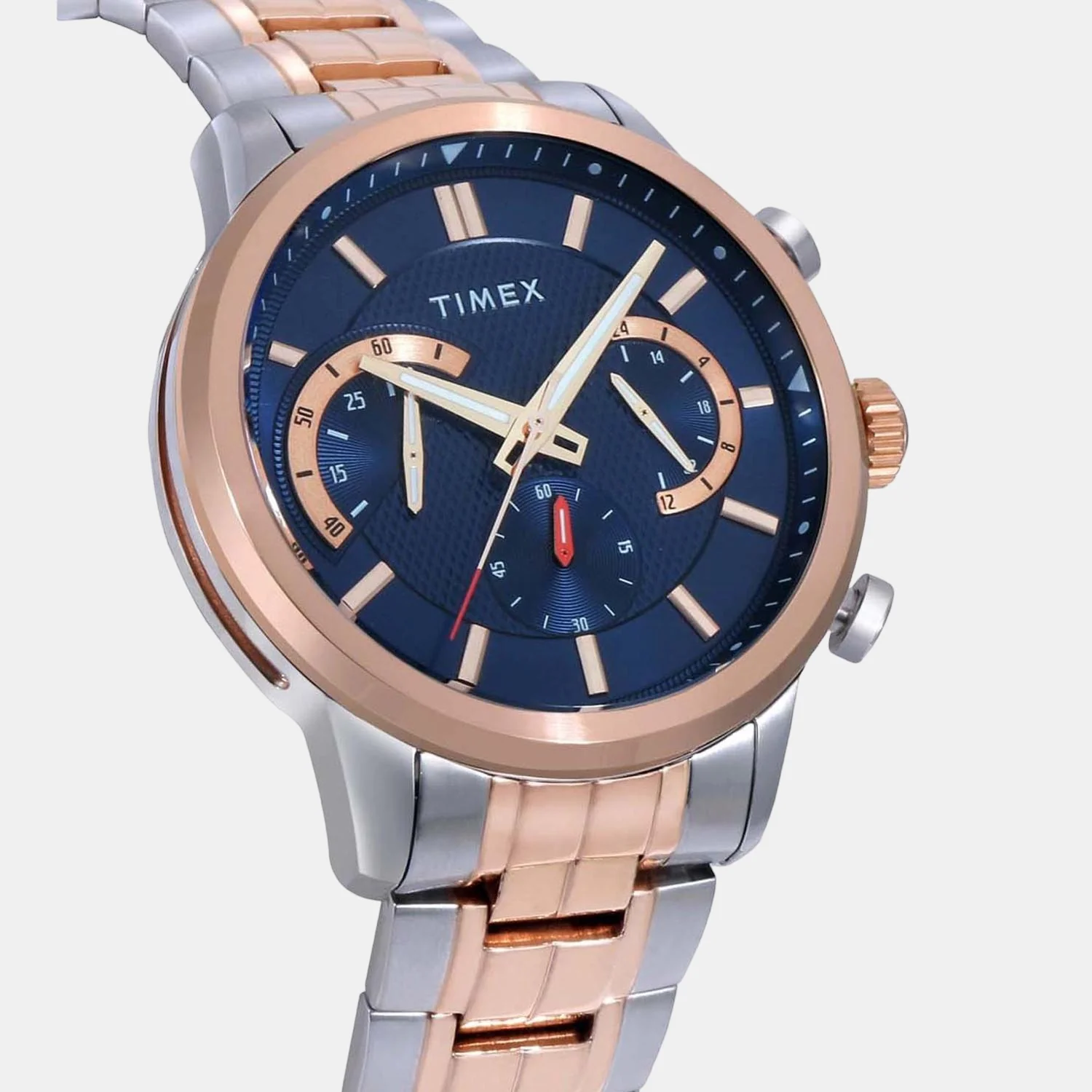 E Class Men Quartz Blue Dial Chronograph Stainless Steel Watch TWEG18604 - Image 5