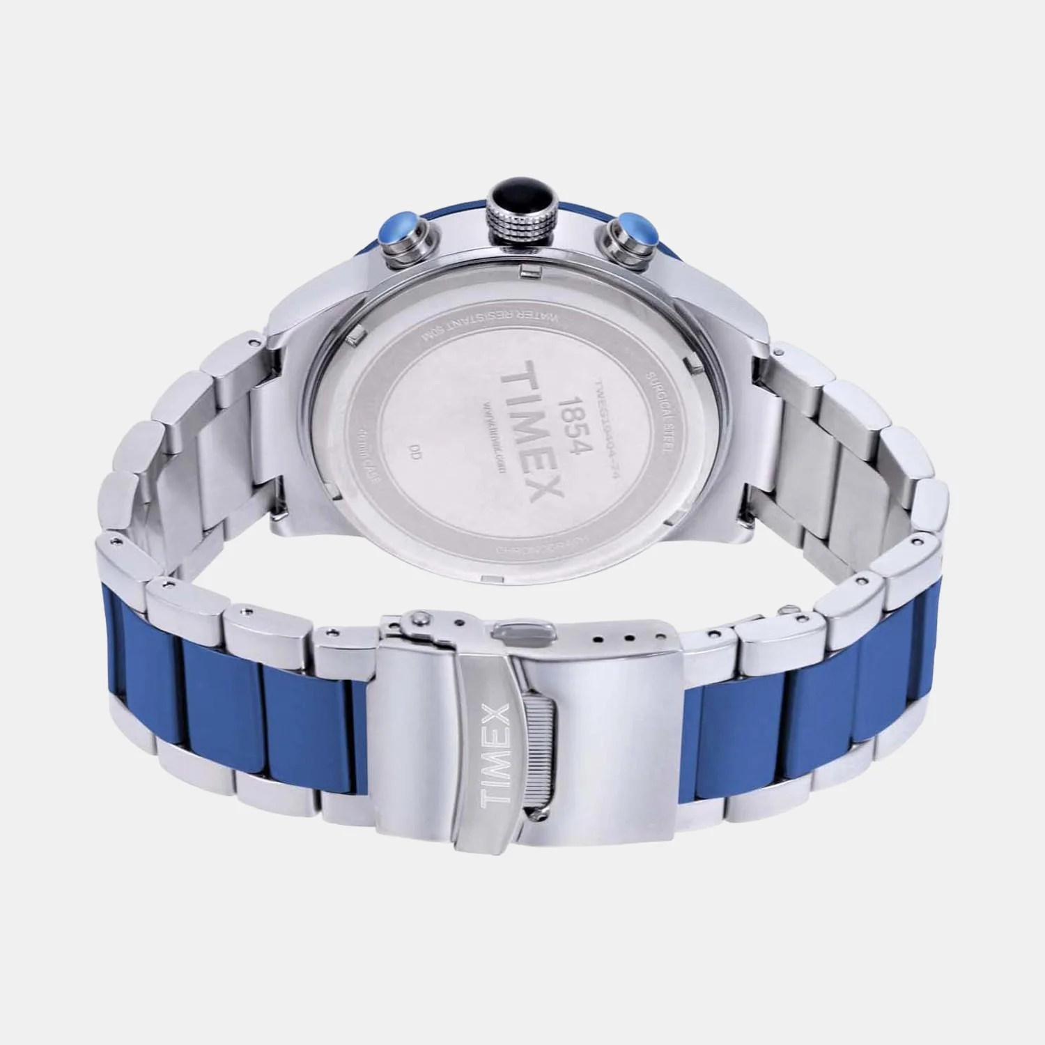E Class Men Quartz Blue Dial Chronograph Stainless Steel Watch TWEG19404 - Image 2