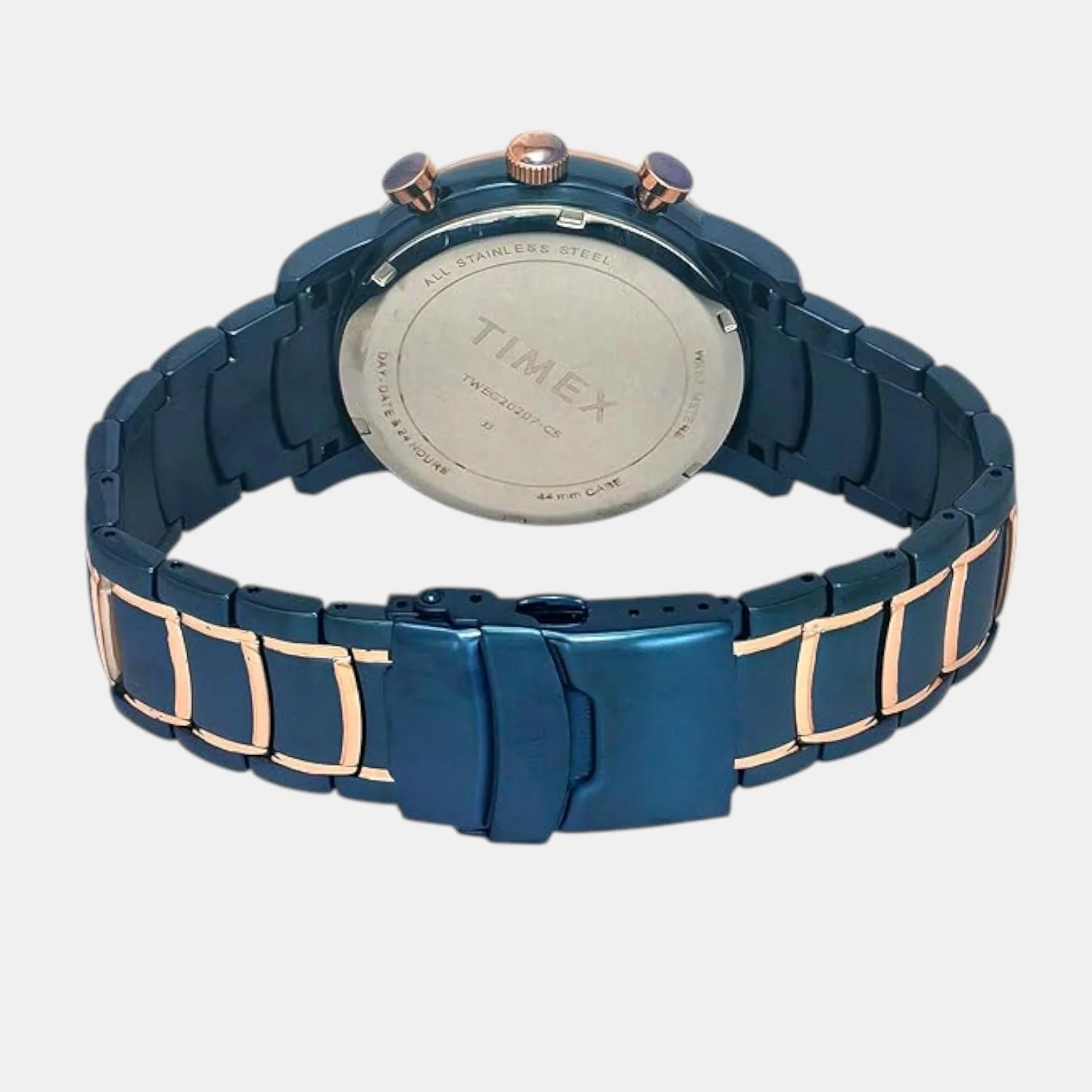 E Class Men Quartz Blue Dial Multi-Function Stainless Steel Watch TWEG20207 - Image 4