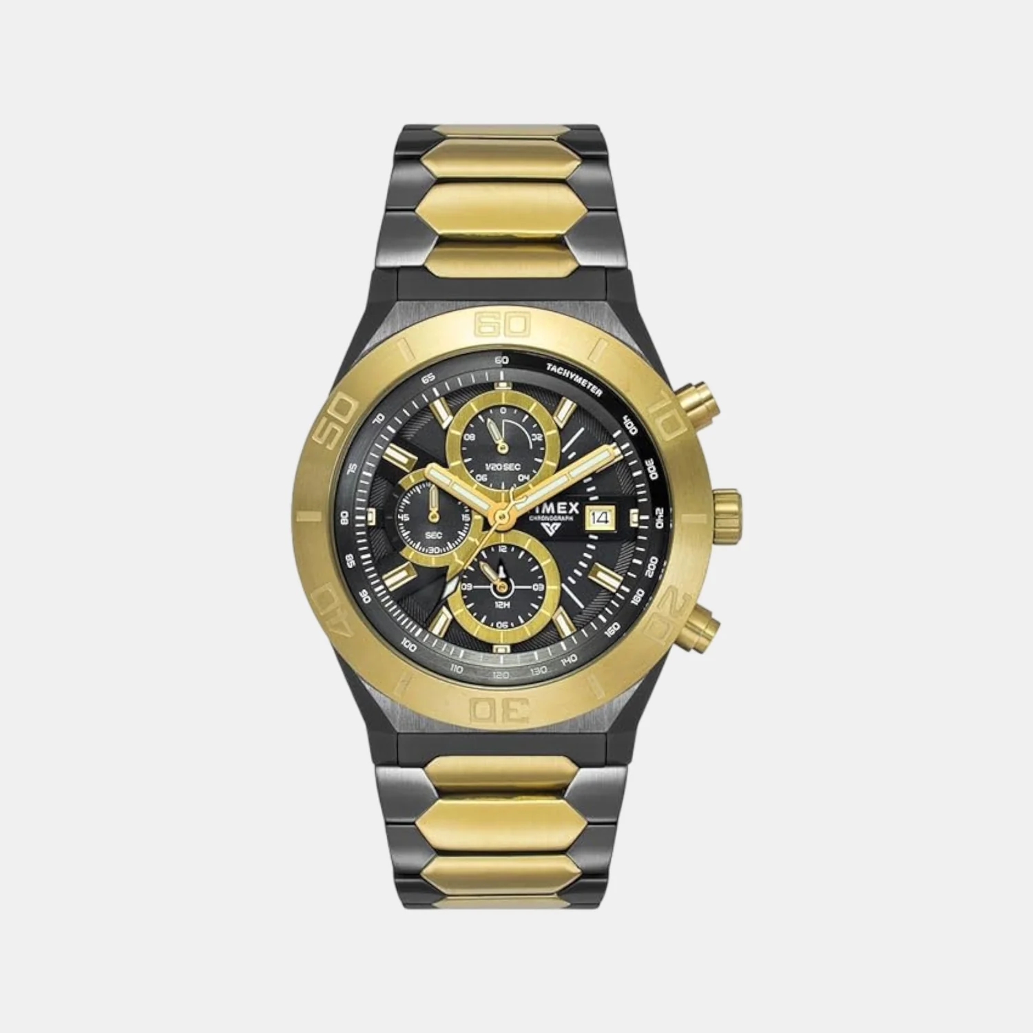 E Class Men Quartz Grey Dial Chronograph Stainless Steel Watch TWEG24901 - Image 2