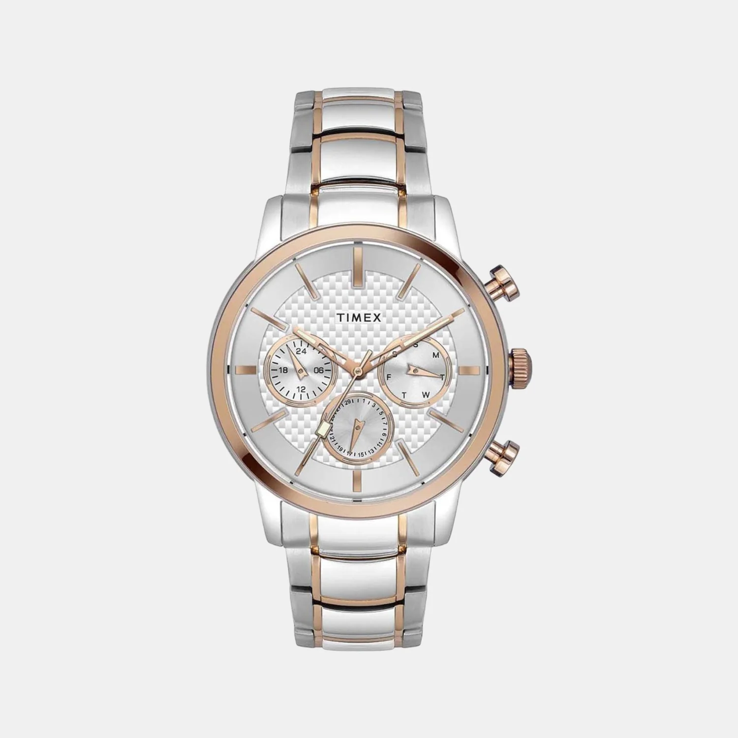 E Class Men Quartz Silver Dial Chronograph Stainless Steel Watch TWEG20202