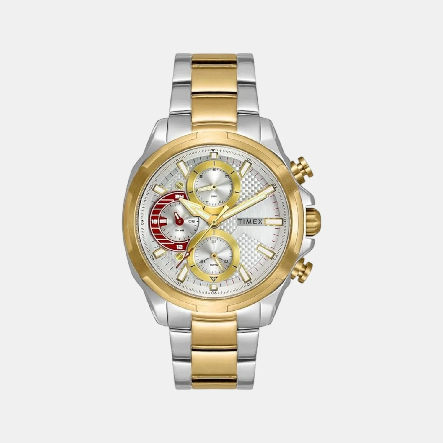 E Class Men Quartz Silver Dial Multi-Function Stainless Steel Watch TWEG25001 - Image 2
