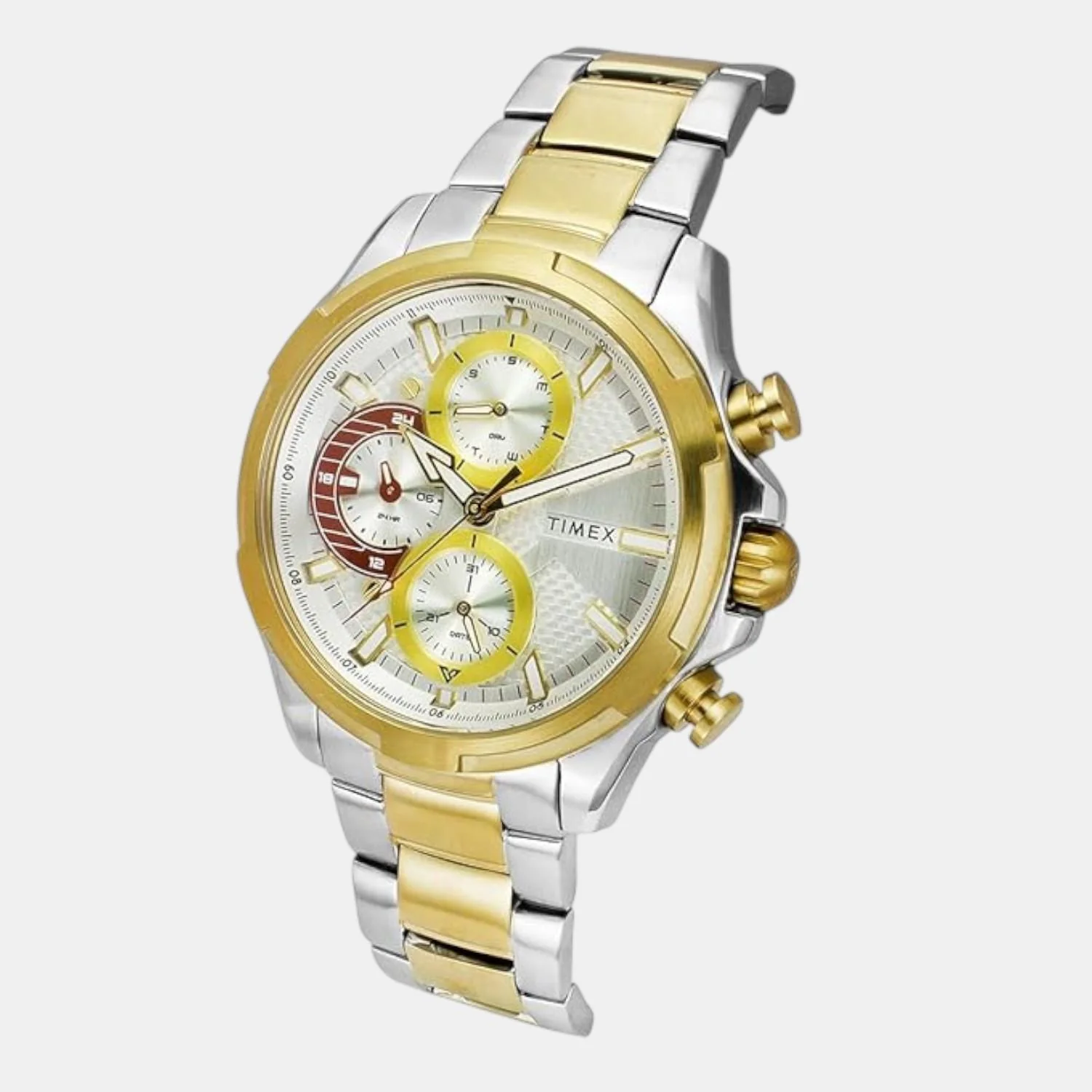 E Class Men Quartz Silver Dial Multi-Function Stainless Steel Watch TWEG25001 - Image 3