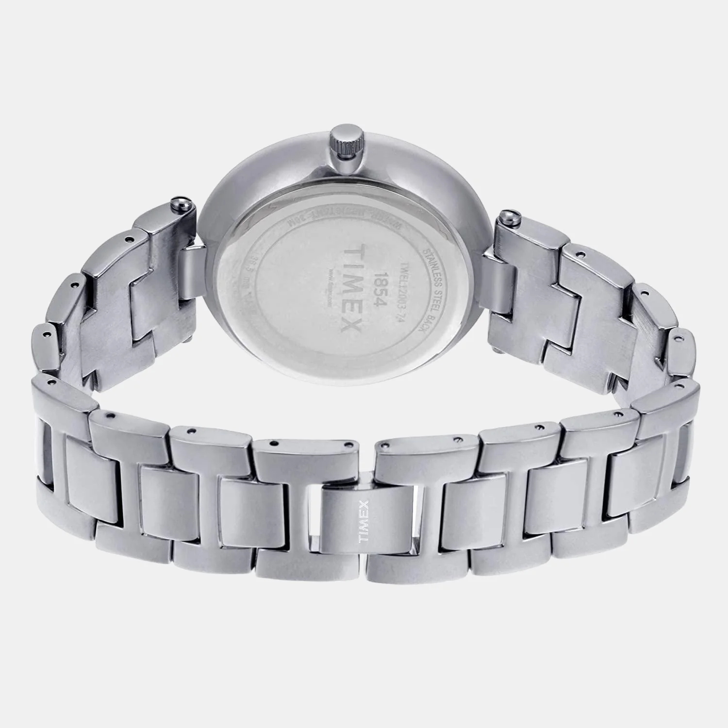 E Class Women Quartz Silver Dial Chronograph Stainless Steel Watch TWEL12001 - Image 2
