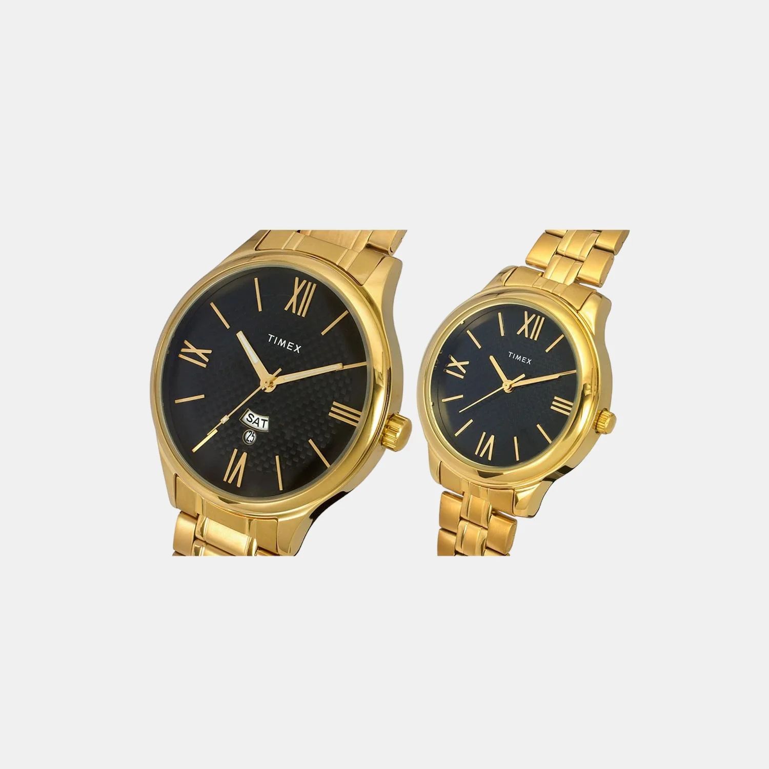 Empera Couple Quartz Black Dial Analog Stainless Steel Watch TW00PR283 - Image 5