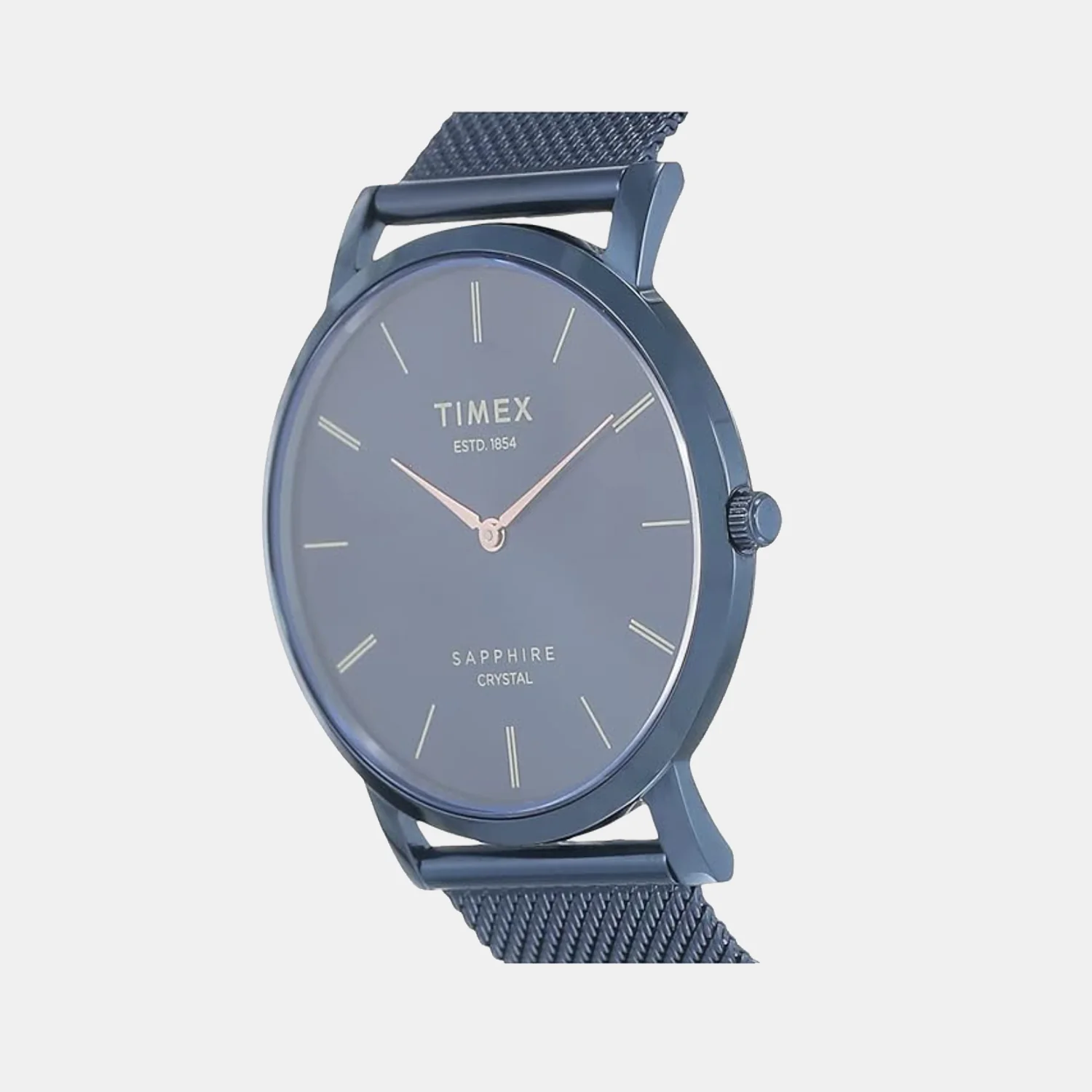 Empera Men Quartz Blue Dial Analog Mesh Watch TWEG17414 - Image 3