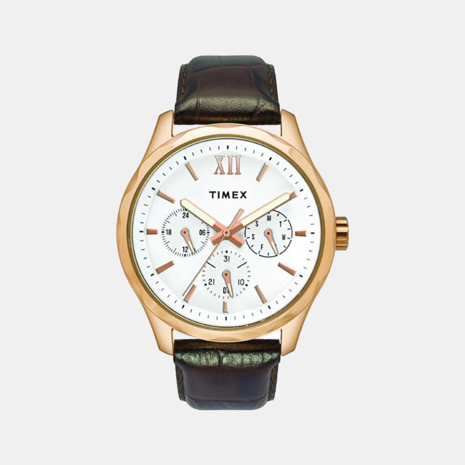 Empera Men Quartz White Dial Chronograph Leather Watch TW0TG7600 - Image 6