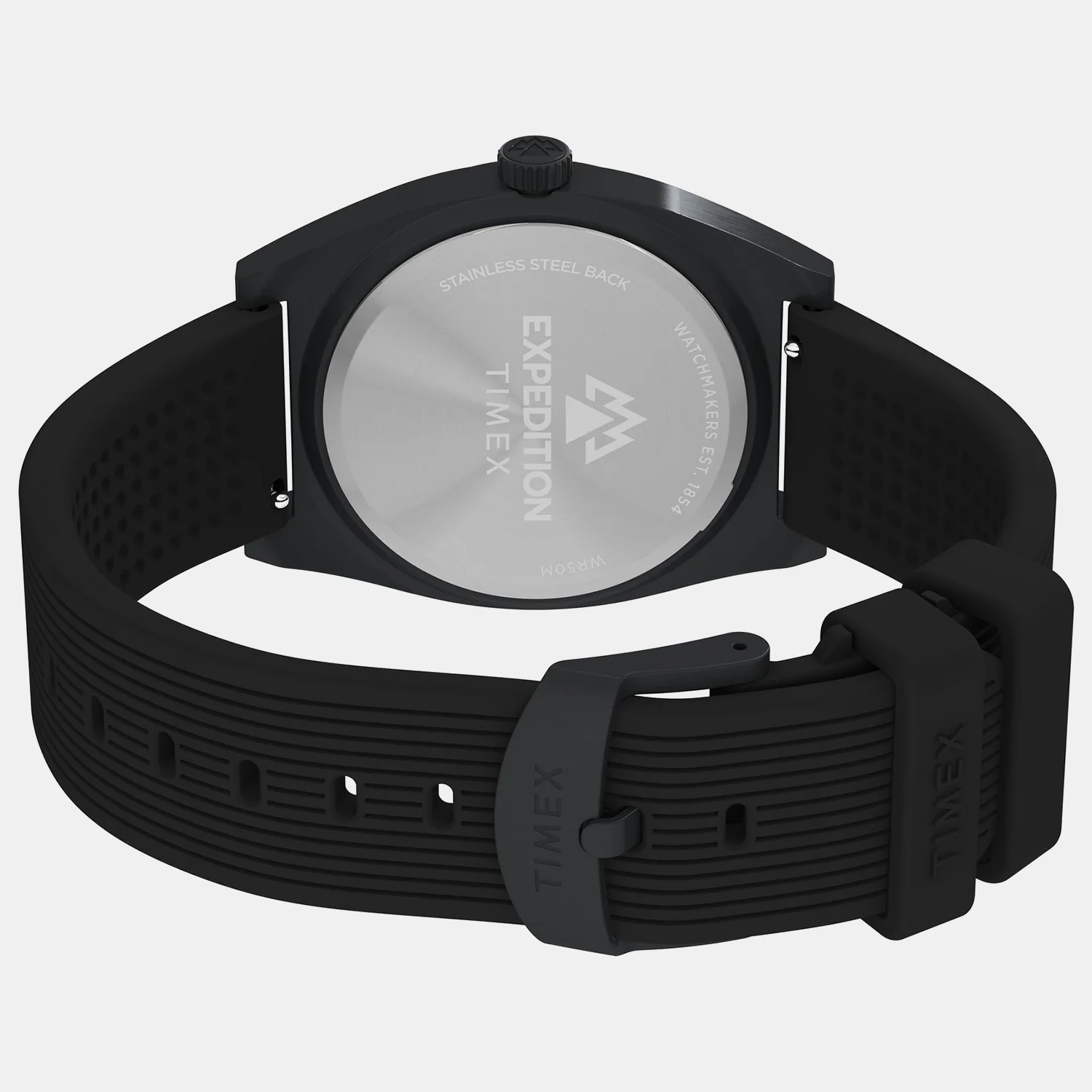 Expedition Men Quartz Black Dial Analog Silicone Watch TW2Y18100UJ - Image 6