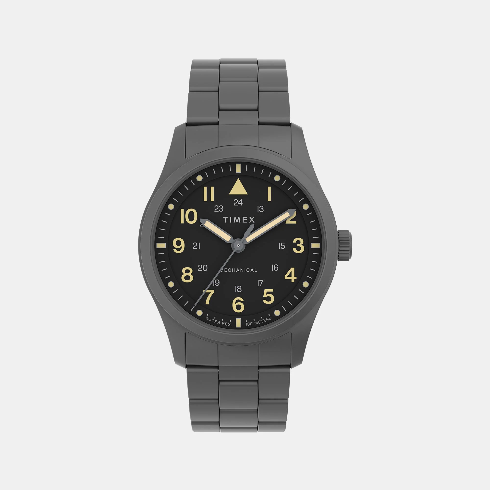 Expedition North Men Mechanical Black Dial Analog Stainless Steel Watch TW2V41700X6