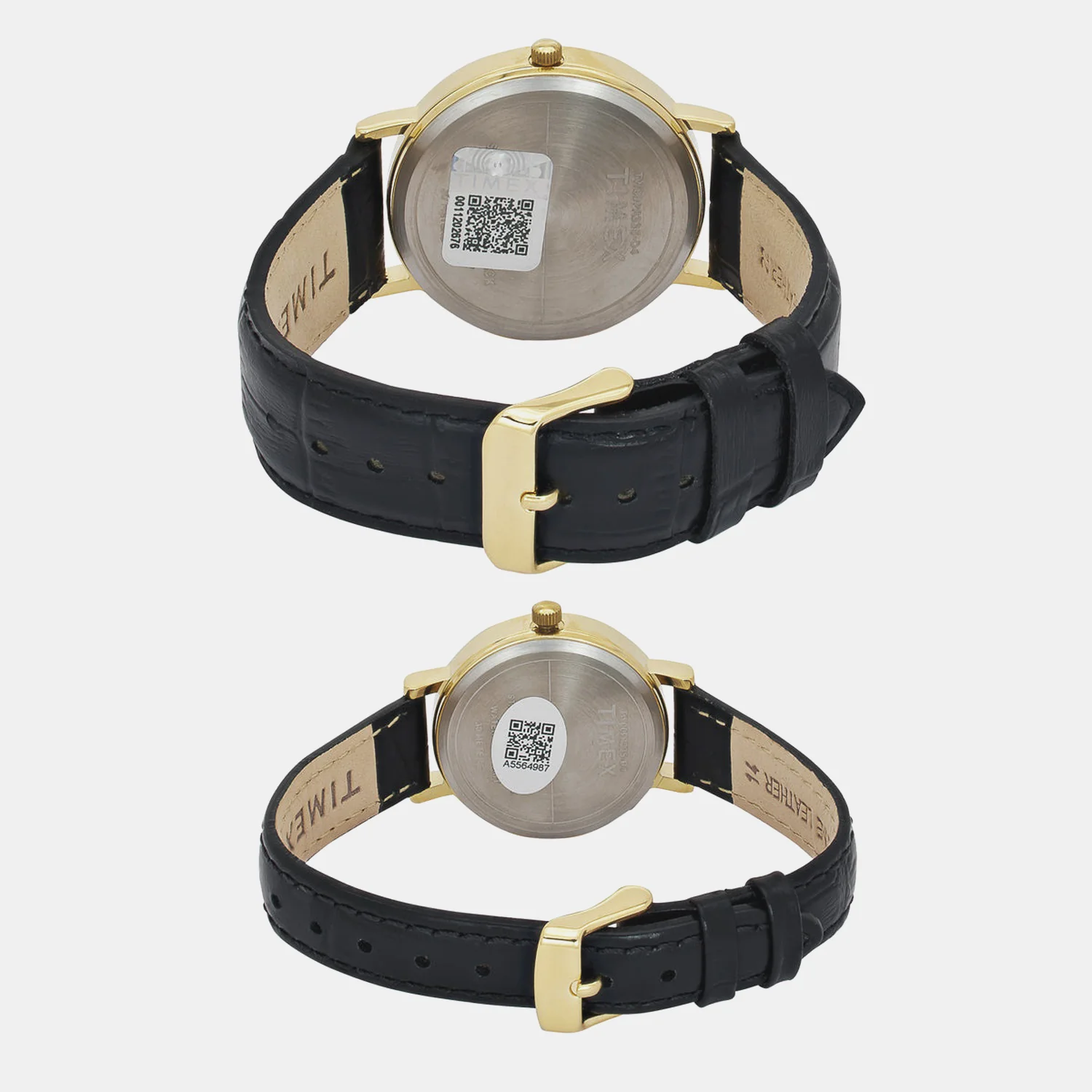 Fashion Couple Quartz Blue Dial Analog Leather Watch TW00PR335 - Image 4