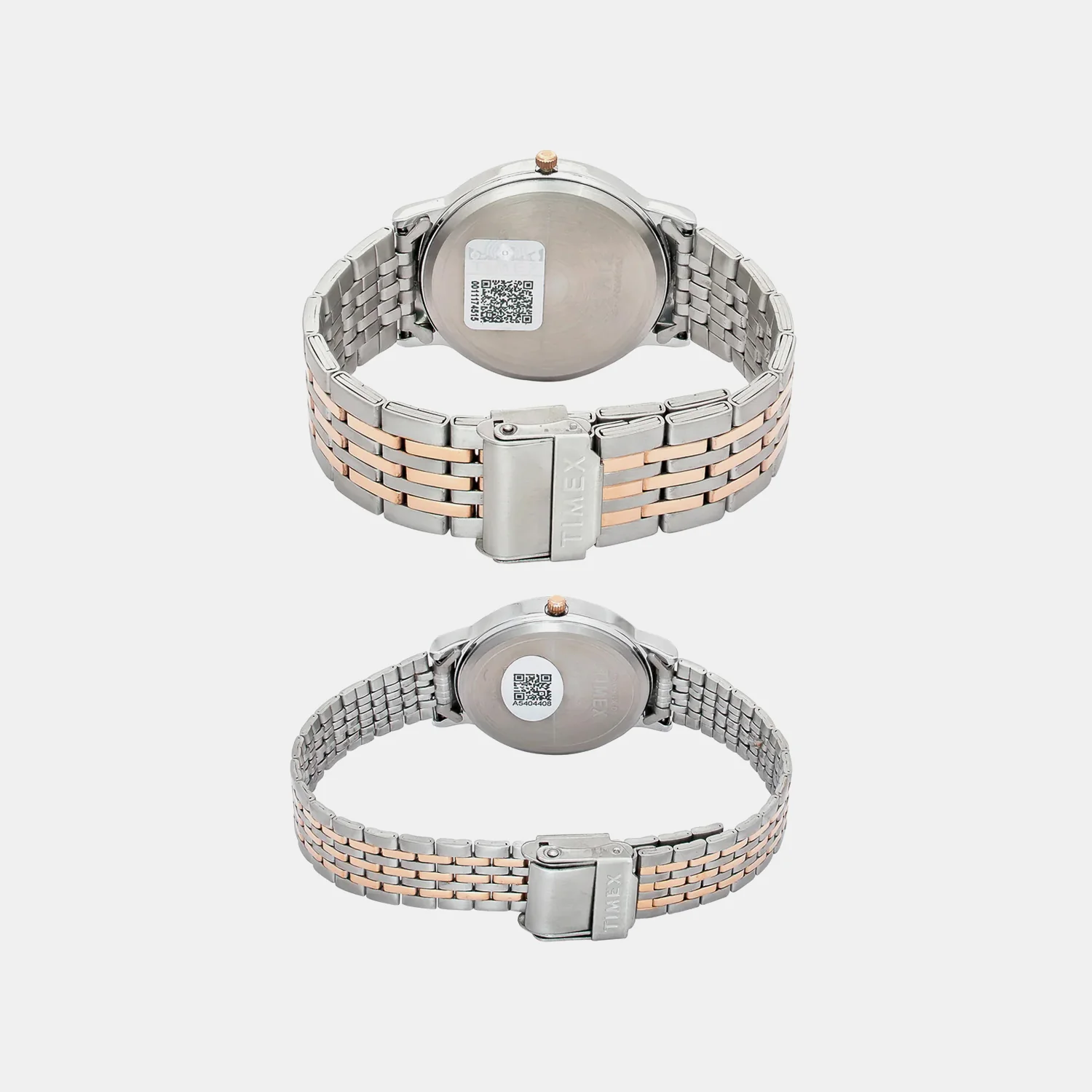 Fashion Couple Quartz Blue Dial Analog Stainless Steel Watch TW00PR330 - Image 4