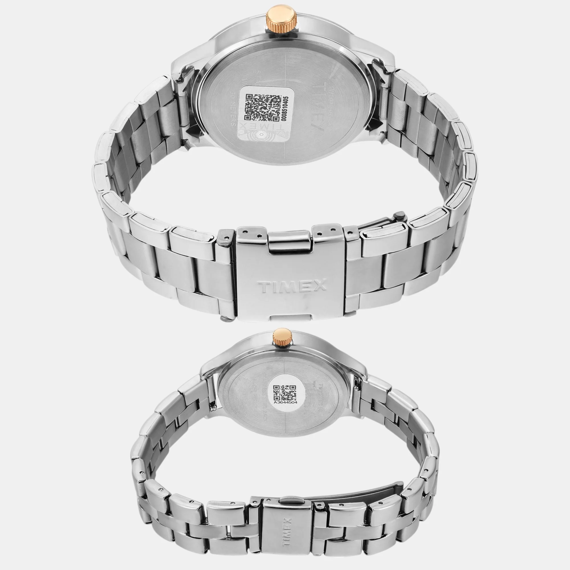 Fashion Couple Quartz Blue Dial Multi-Function Stainless Steel Watch TW00PR305 - Image 5