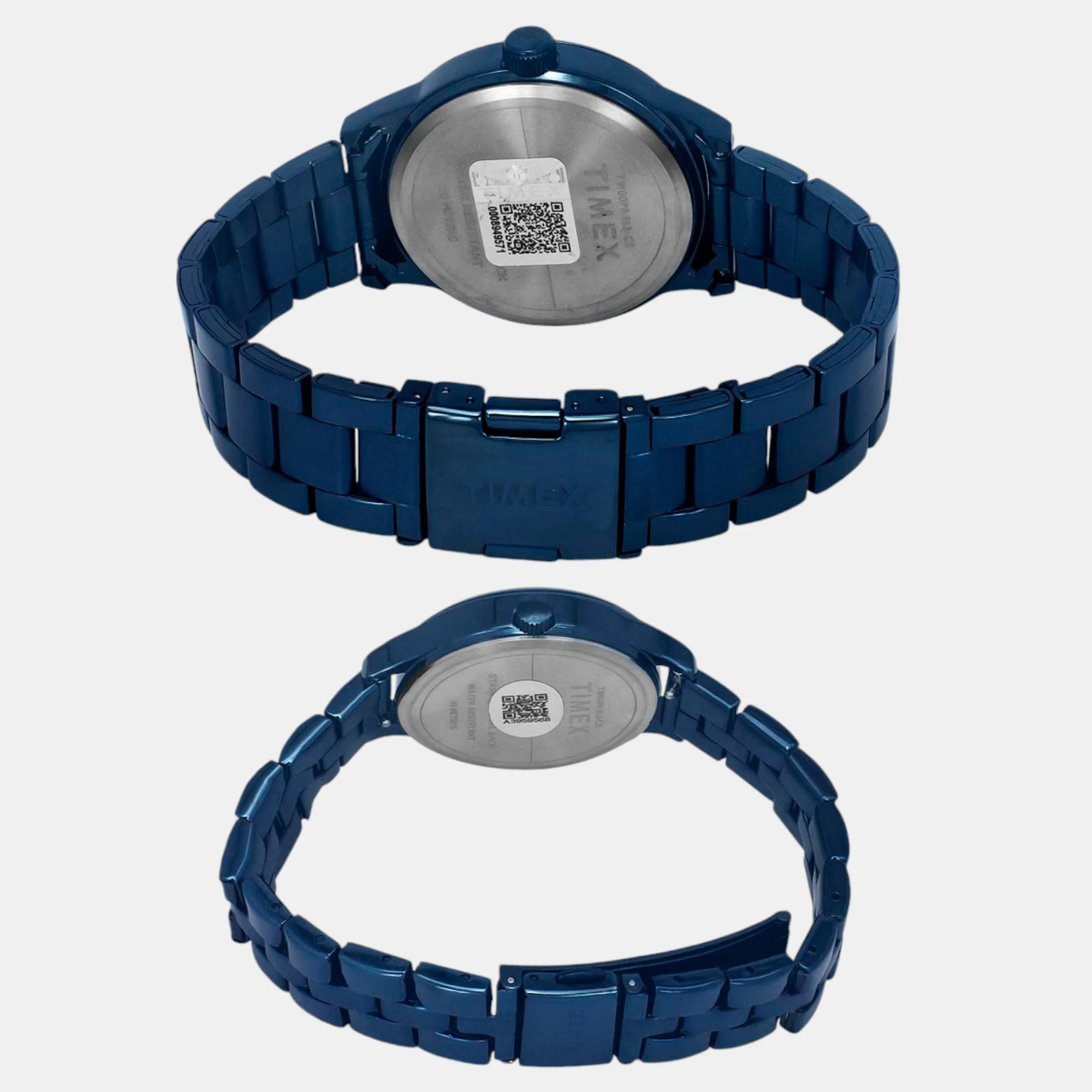 Fashion Couple Quartz Blue Dial Multi-Function Stainless Steel Watch TW00PR313 - Image 4