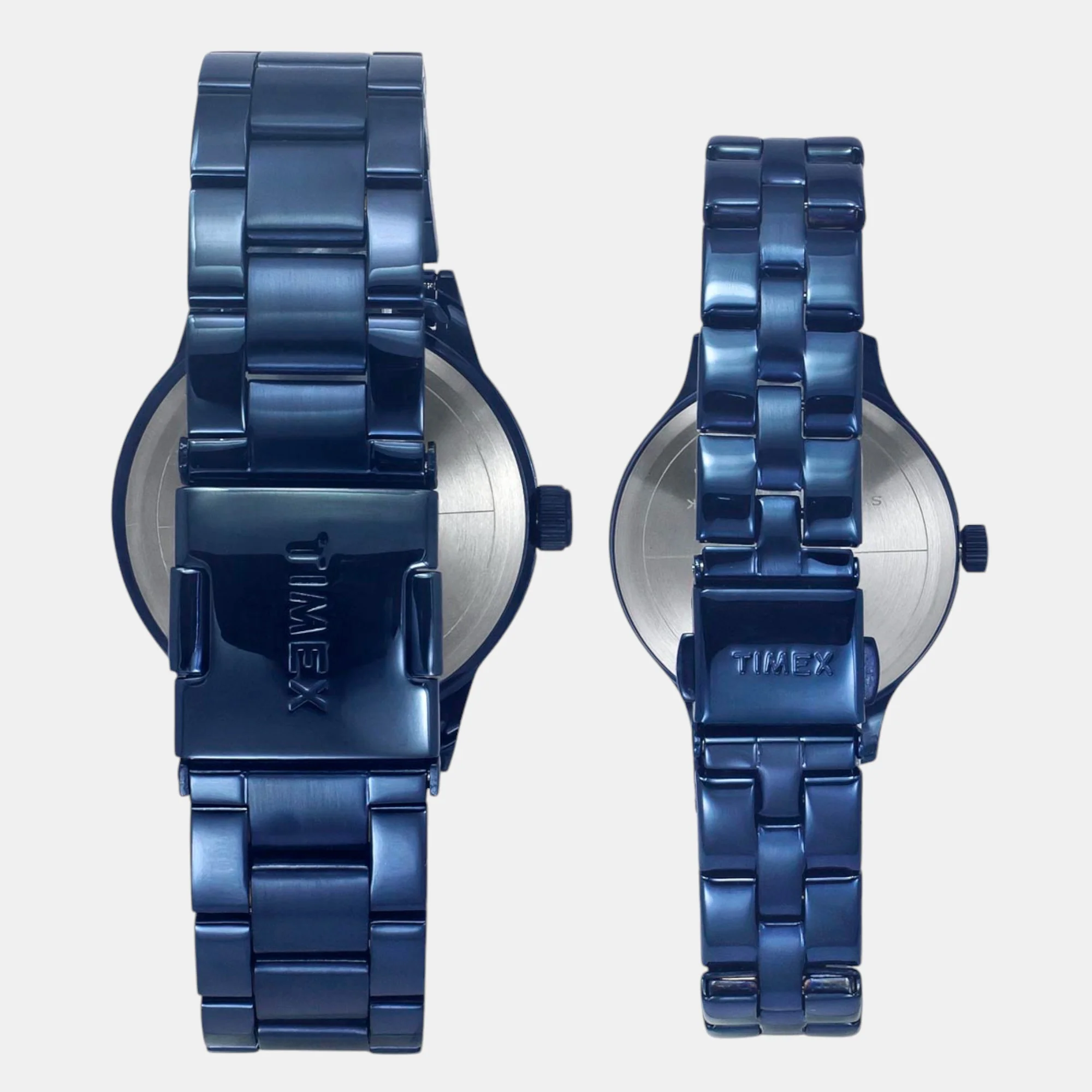 Fashion Couple Quartz Blue Dial Multi-Function Stainless Steel Watch TW00PR313 - Image 5