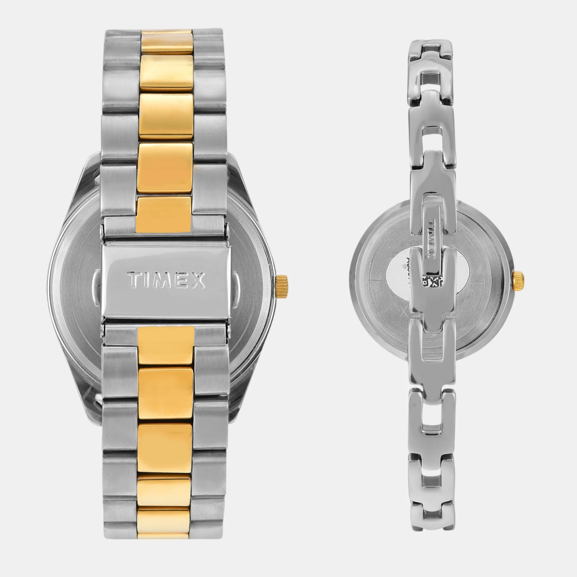Fashion Couple Quartz Silver Dial Analog Stainless Steel Watch TW00PR308 - Image 5