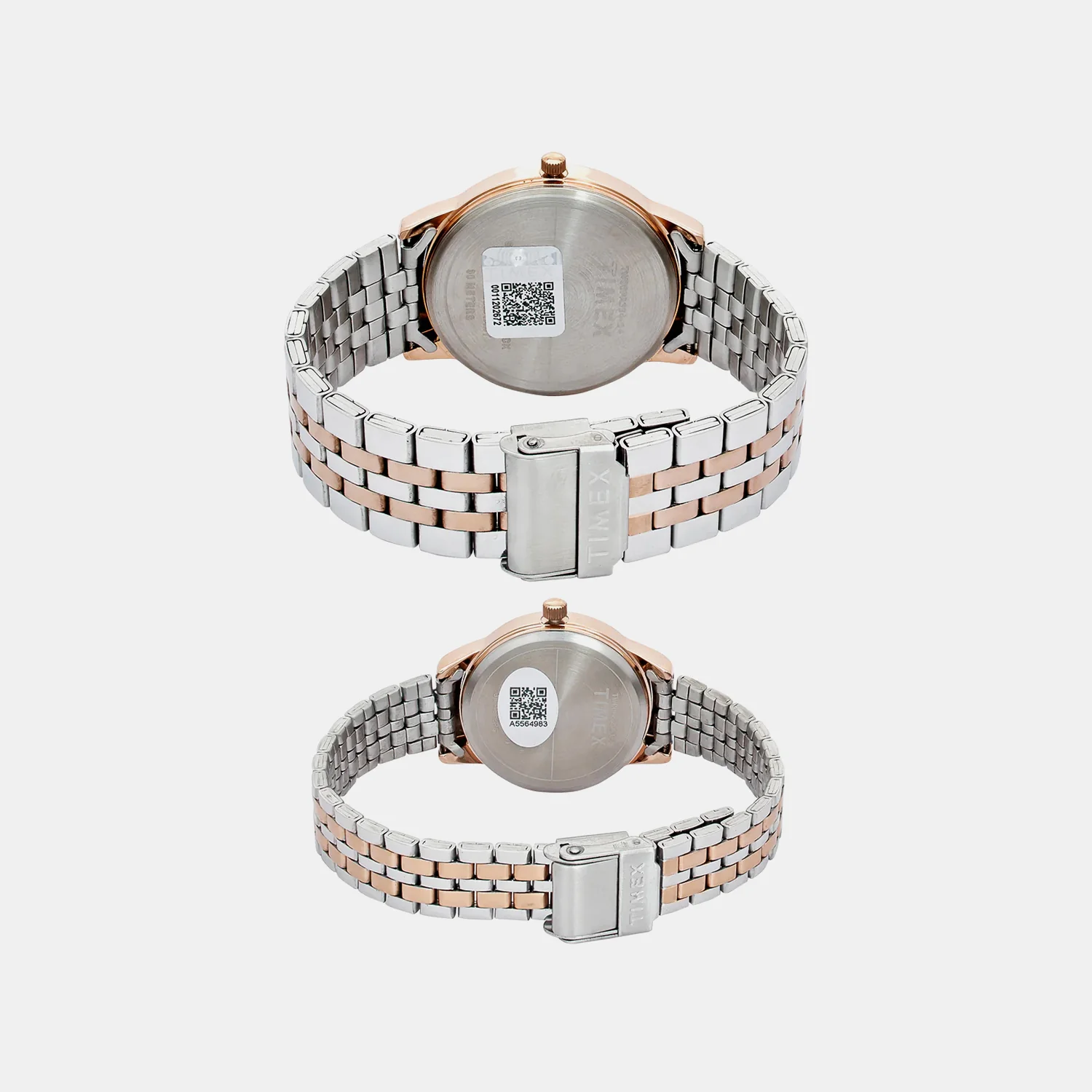 Fashion Couple Quartz Silver Dial Analog Stainless Steel Watch TW00PR334 - Image 5