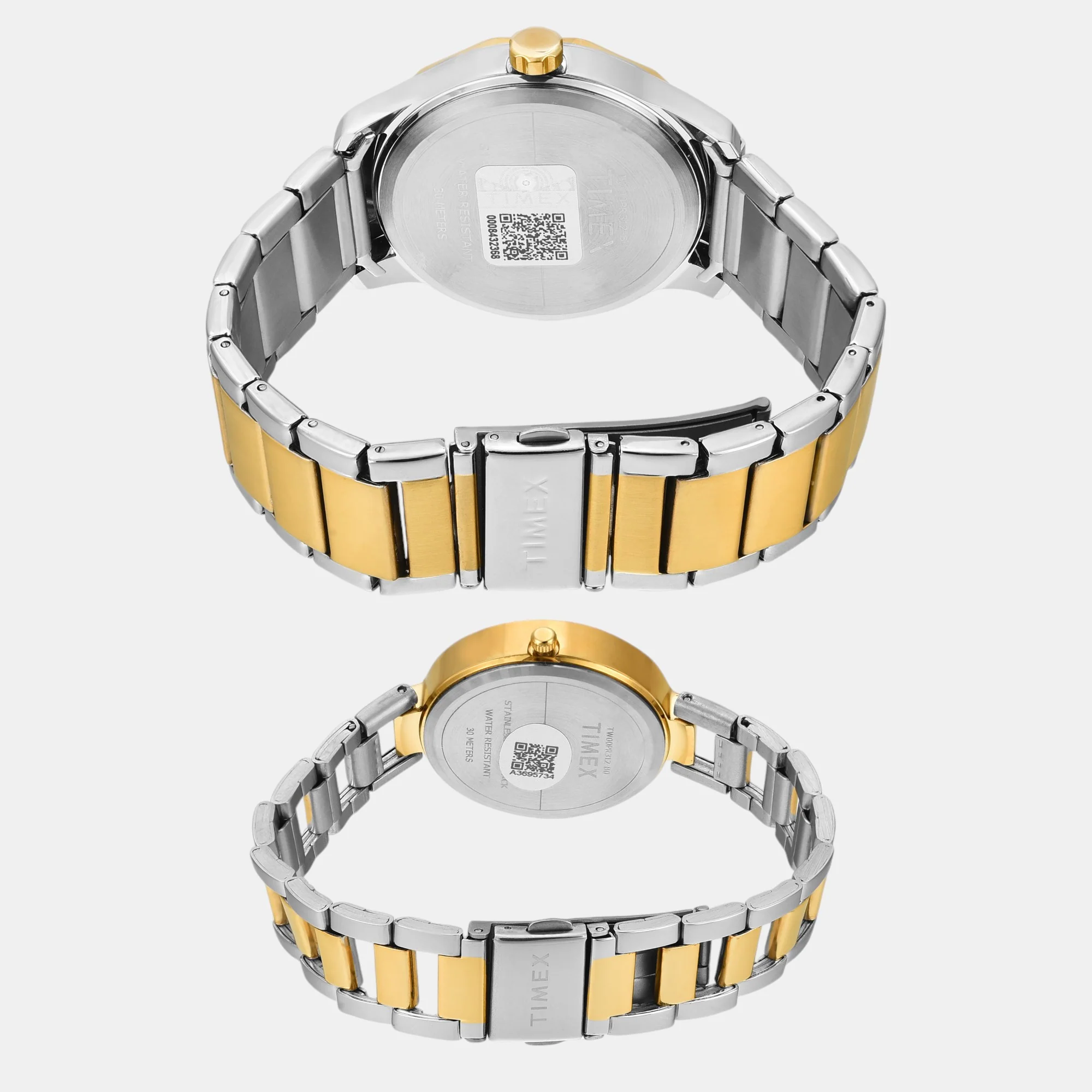 Fashion Couple Quartz White Dial Multi-Function Stainless Steel Watch TW00PR312 - Image 5