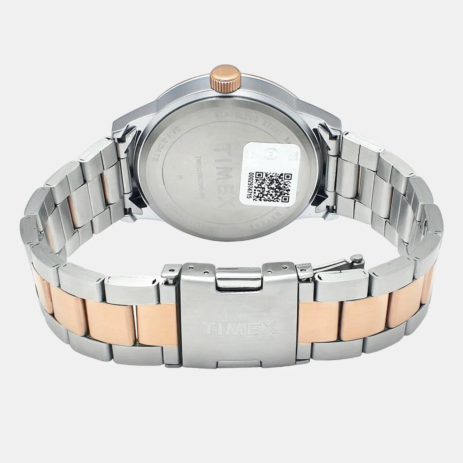 Fashion Men Quartz Beige Dial Chronograph Stainless Steel Watch TWEG19902 - Image 5