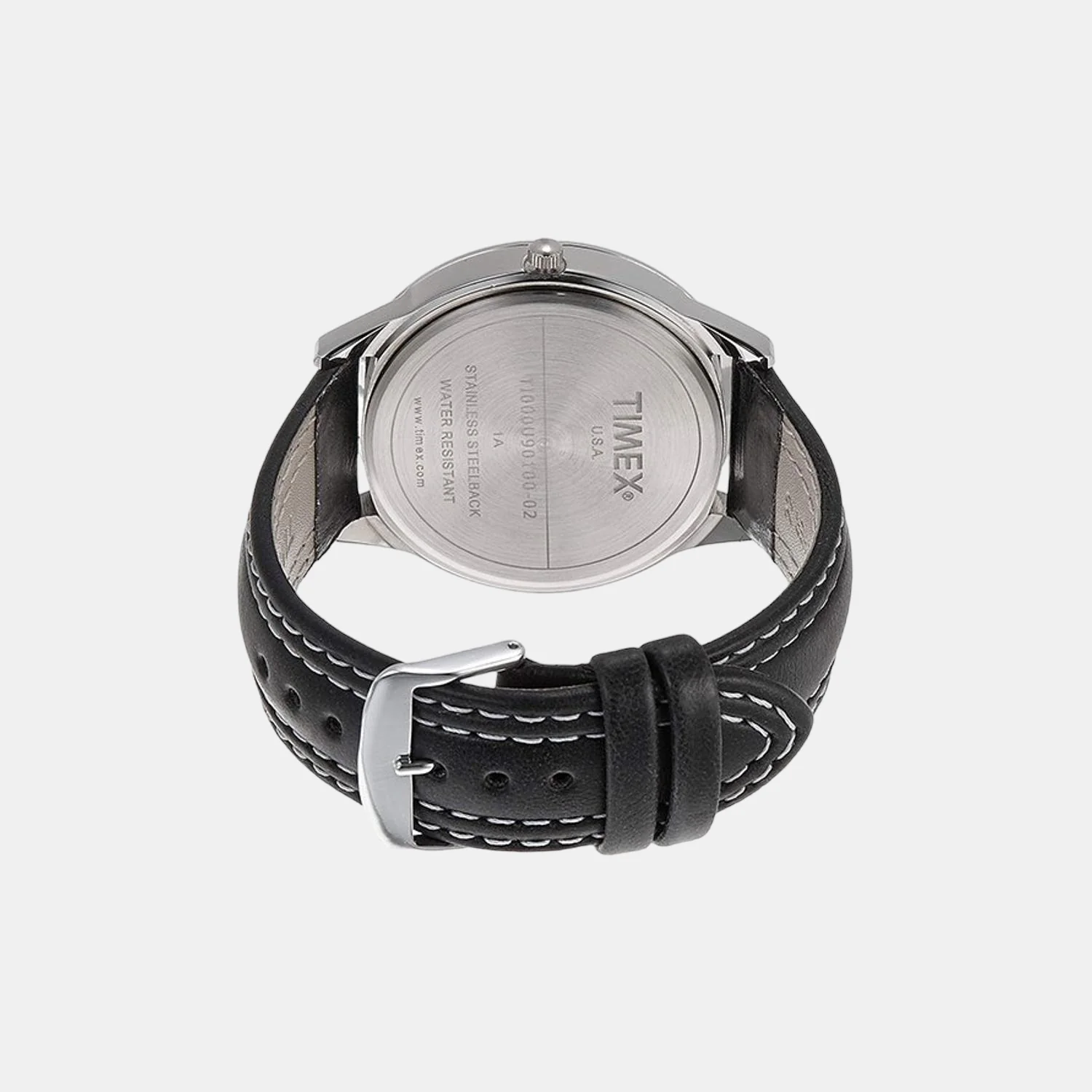 Fashion Men Quartz Black Dial Analog Leather Watch TI000U90100 - Image 2