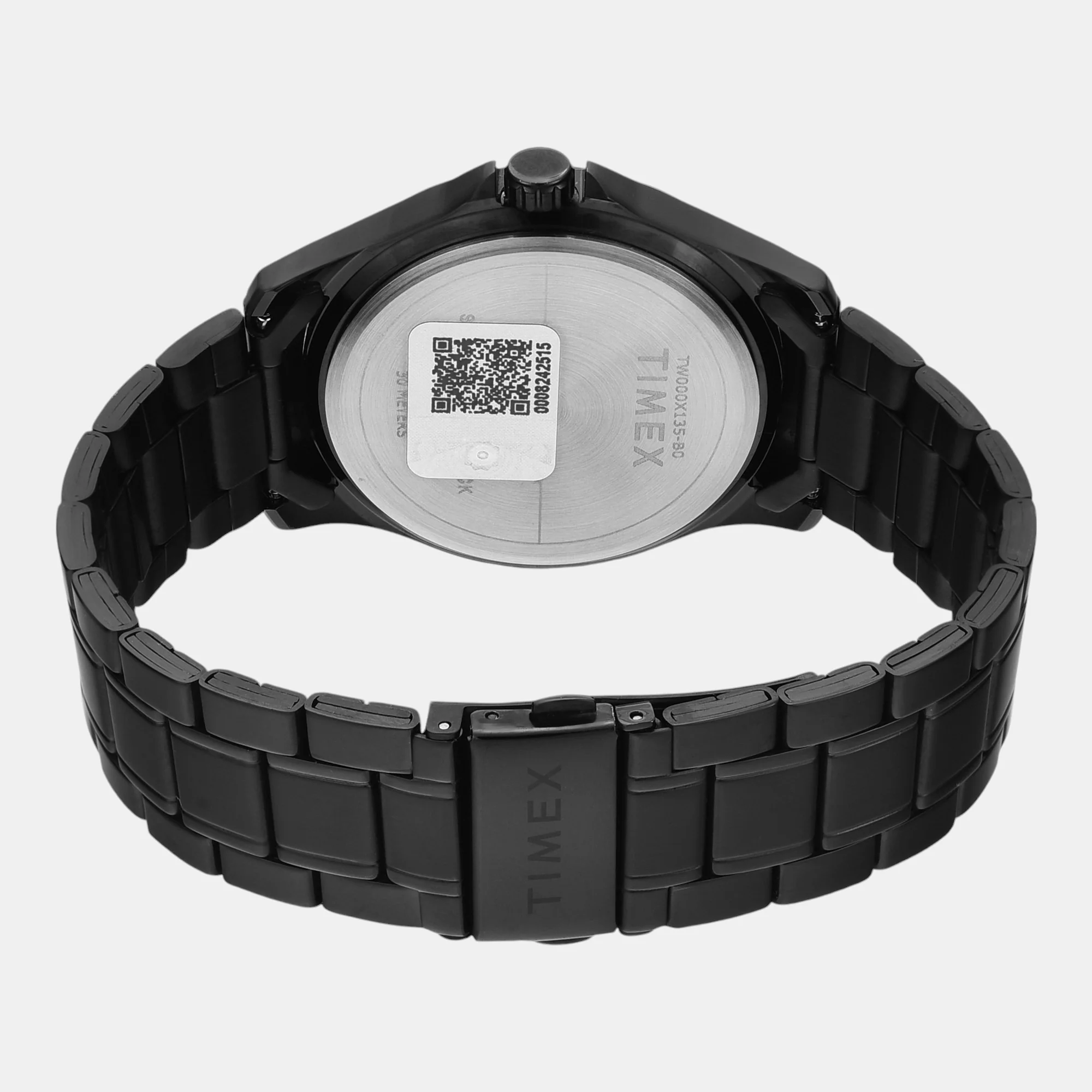 Fashion Men Quartz Black Dial Analog Stainless Steel Watch TW000X135 - Image 5