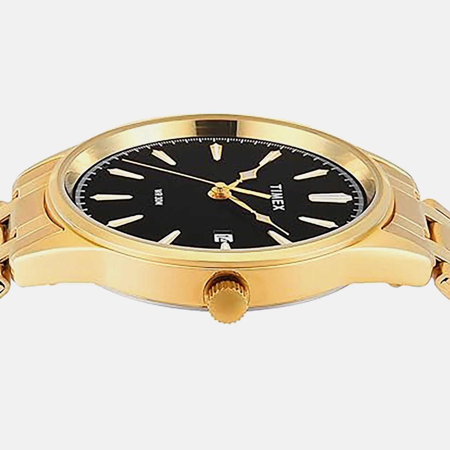 Fashion Men Quartz Black Dial Analog Stainless Steel Watch TWTG12602 - Image 3