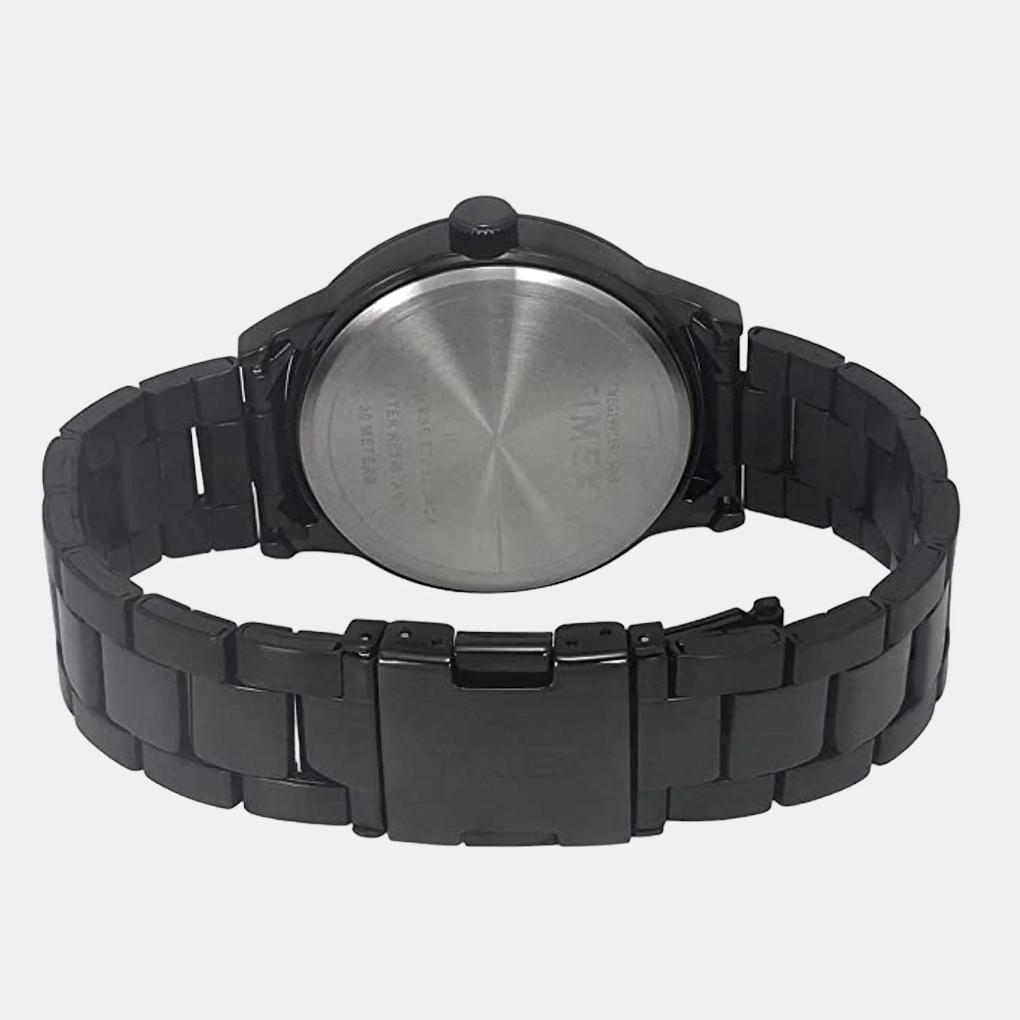 Fashion Men Quartz Black Dial Chronograph Stainless Steel Watch TWEG19911 - Image 3