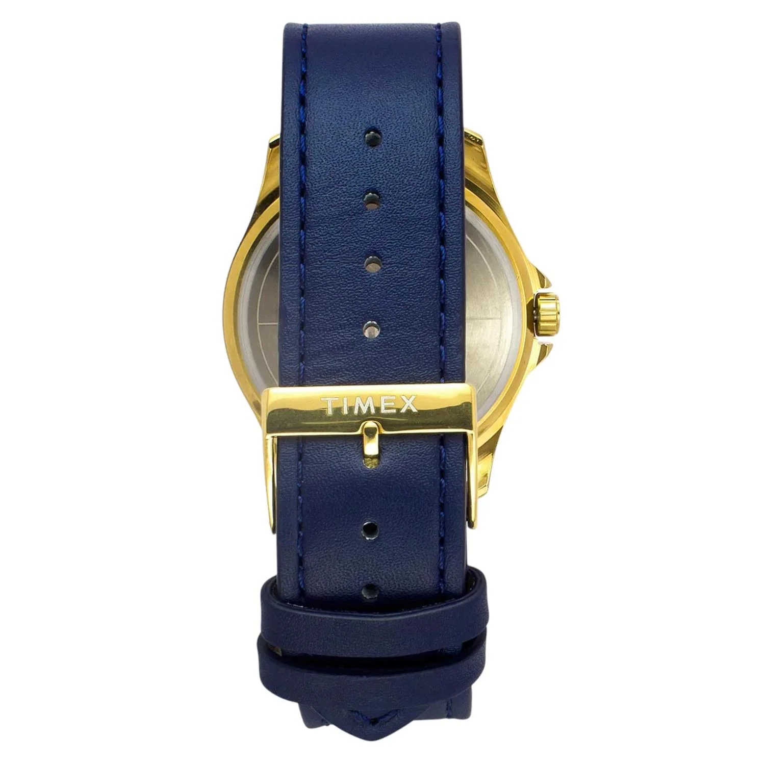 Fashion Men Quartz Blue Dial Analog Leather Watch TW000X140 - Image 6
