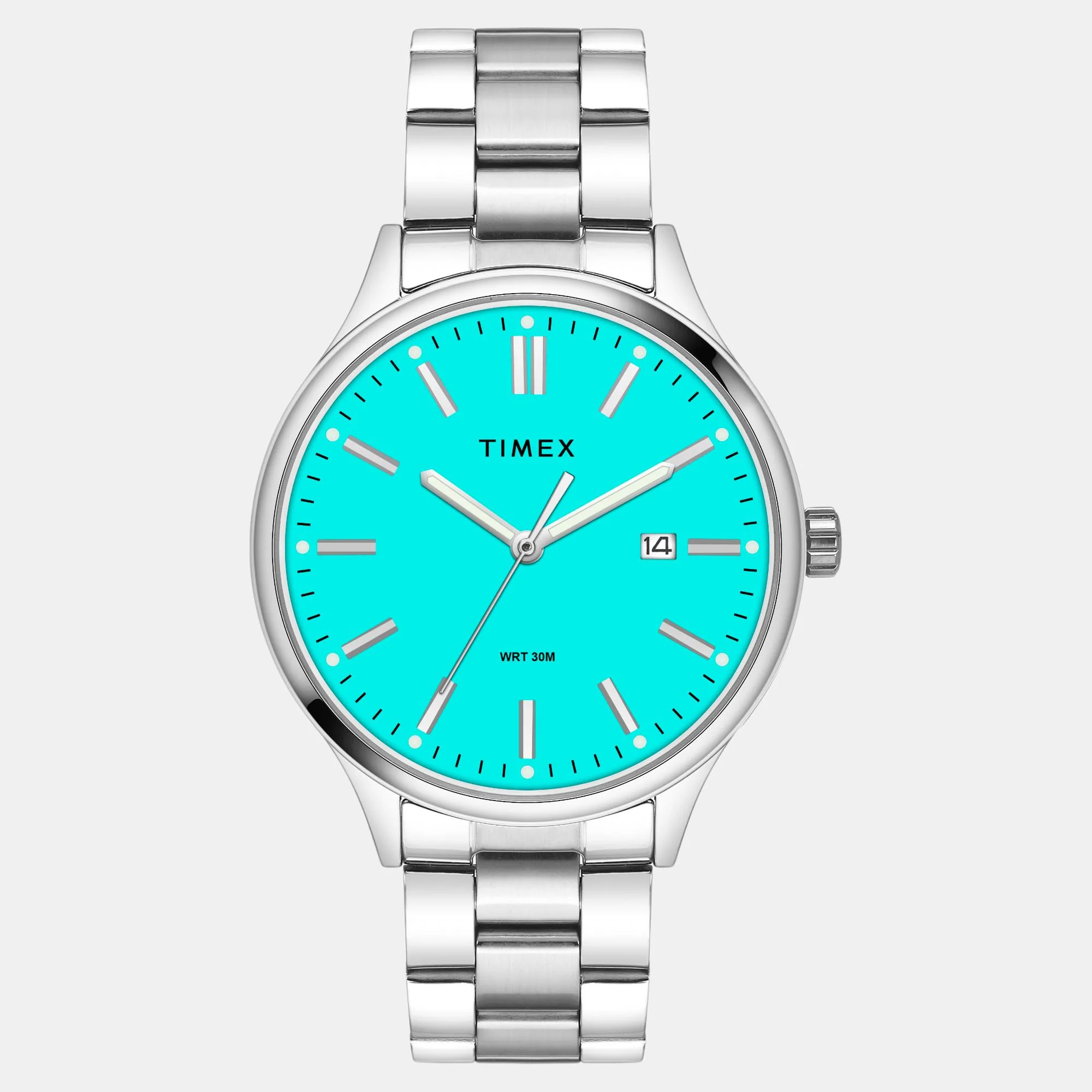 Fashion Men Quartz Blue Dial Analog Stainless Steel Watch TWEG18430 - Image 2