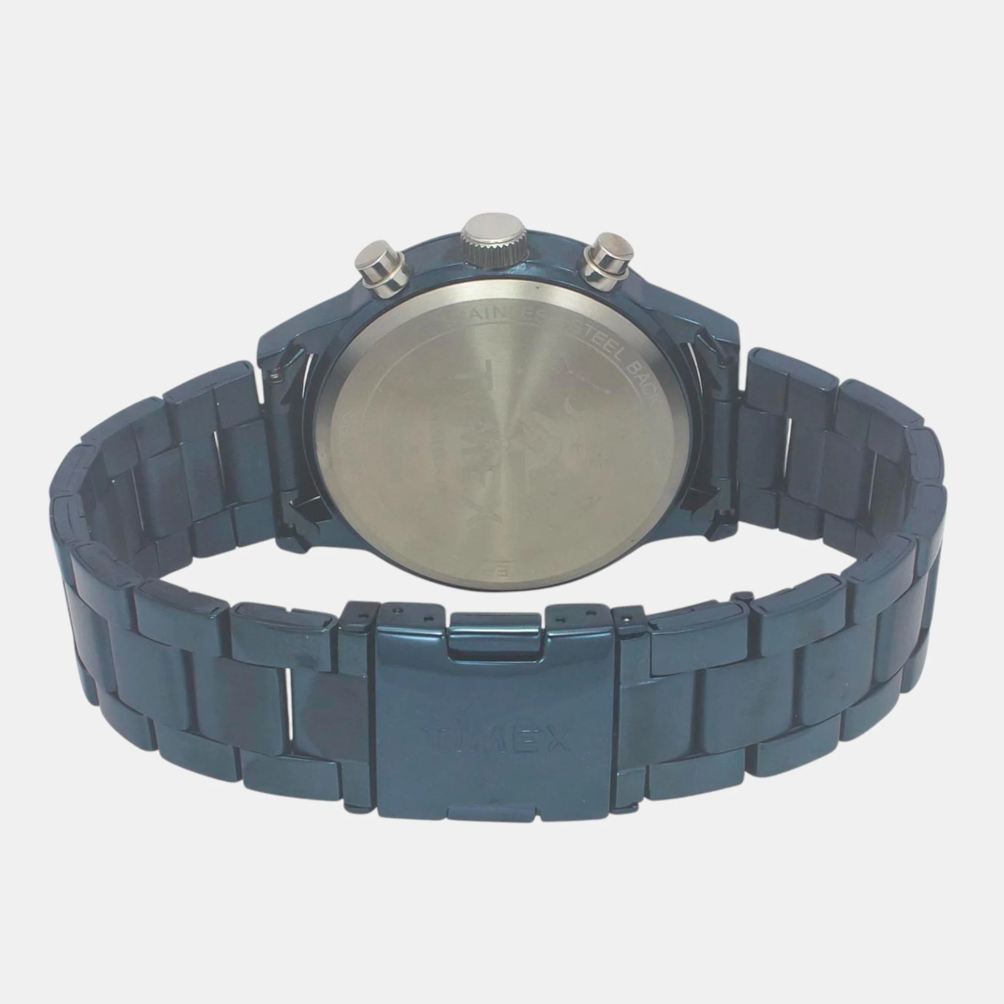 Fashion Men Quartz Blue Dial Chronograph Stainless Steel Watch TWEG19934 - Image 4