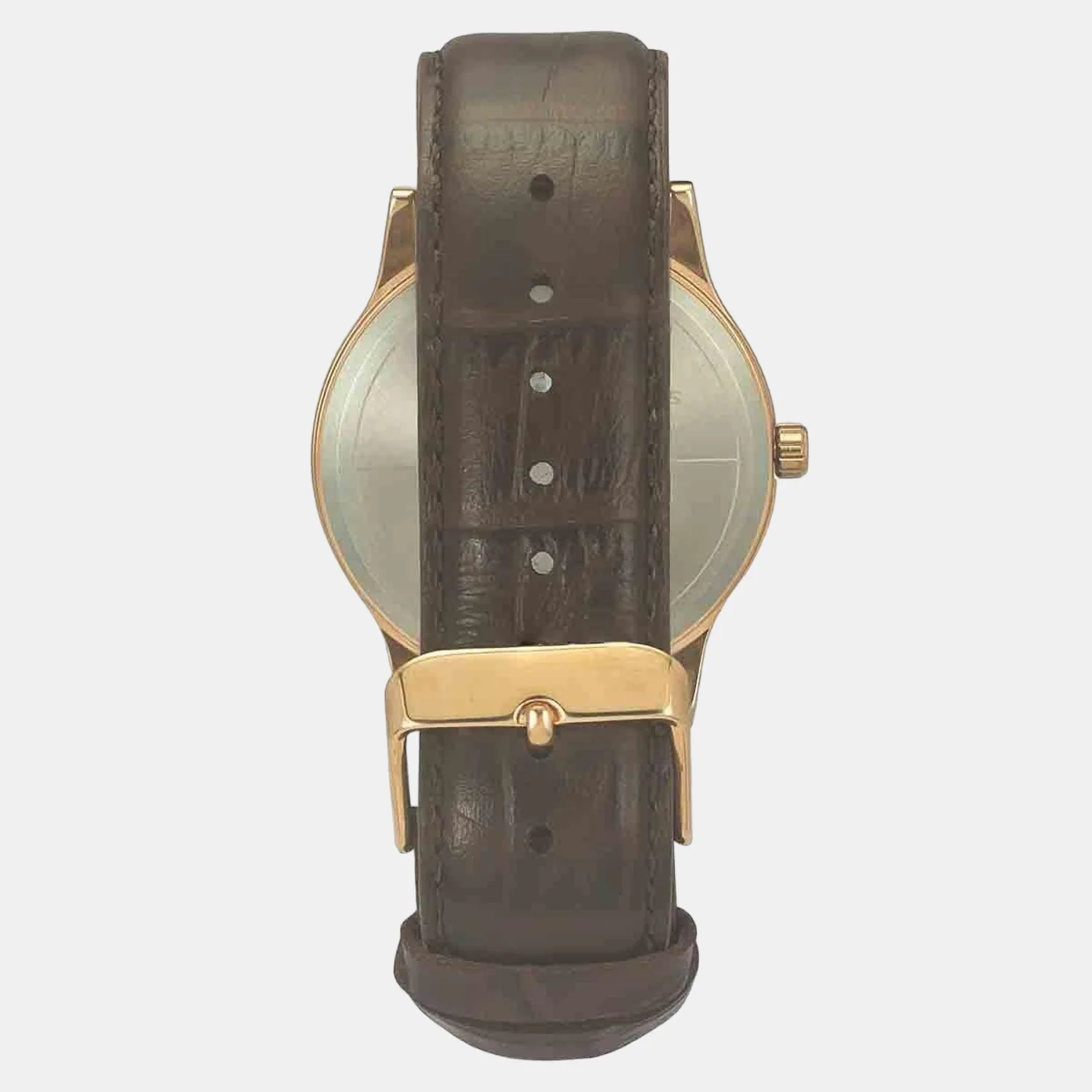 Fashion Men Quartz Brown Dial Analog Leather Watch TW0TG8300 - Image 3