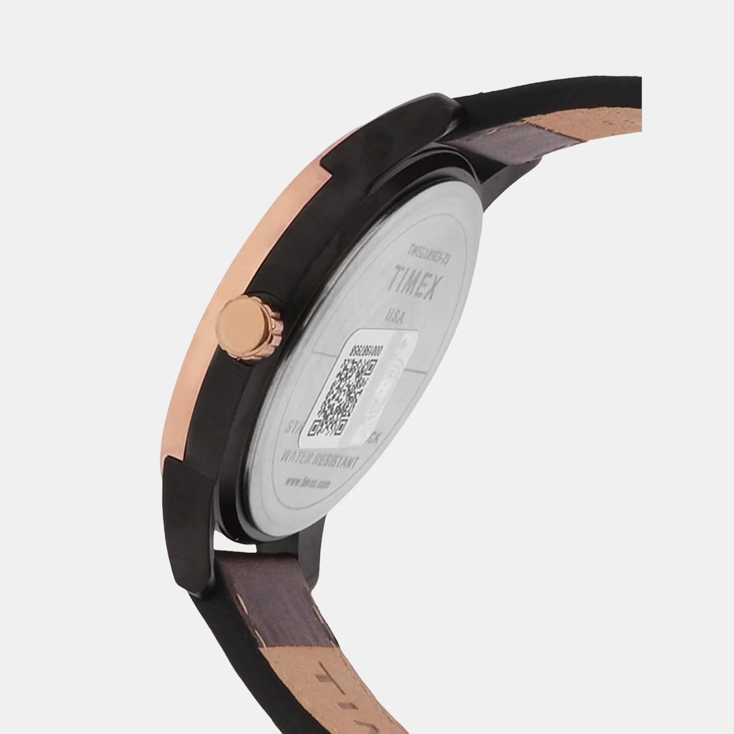 Fashion Men Quartz Brown Dial Multi-Function Leather Watch TWEG18903 - Image 2