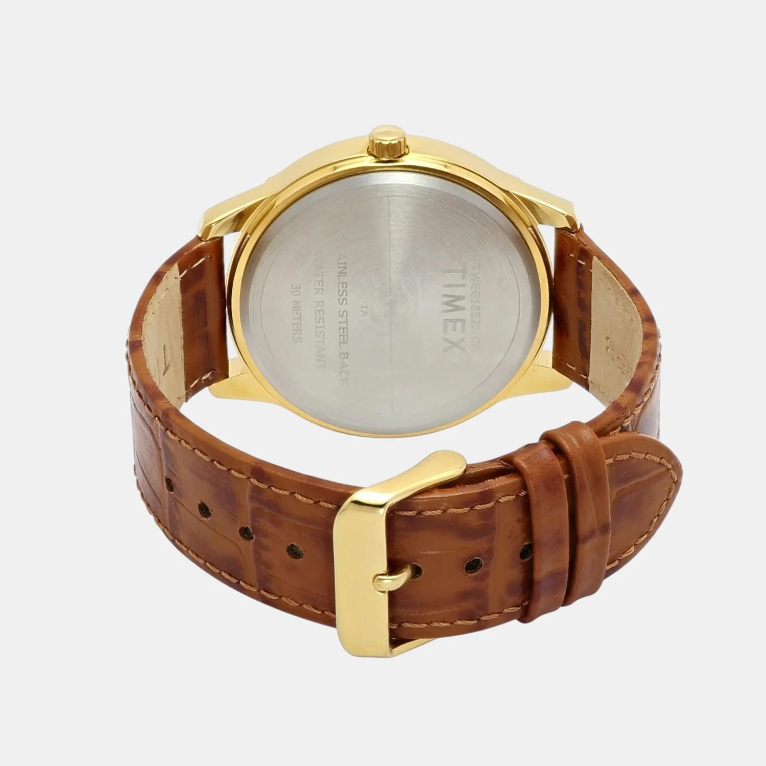 Fashion Men Quartz Champagne Dial Multi-Function Leather Watch TWEG18521 - Image 4