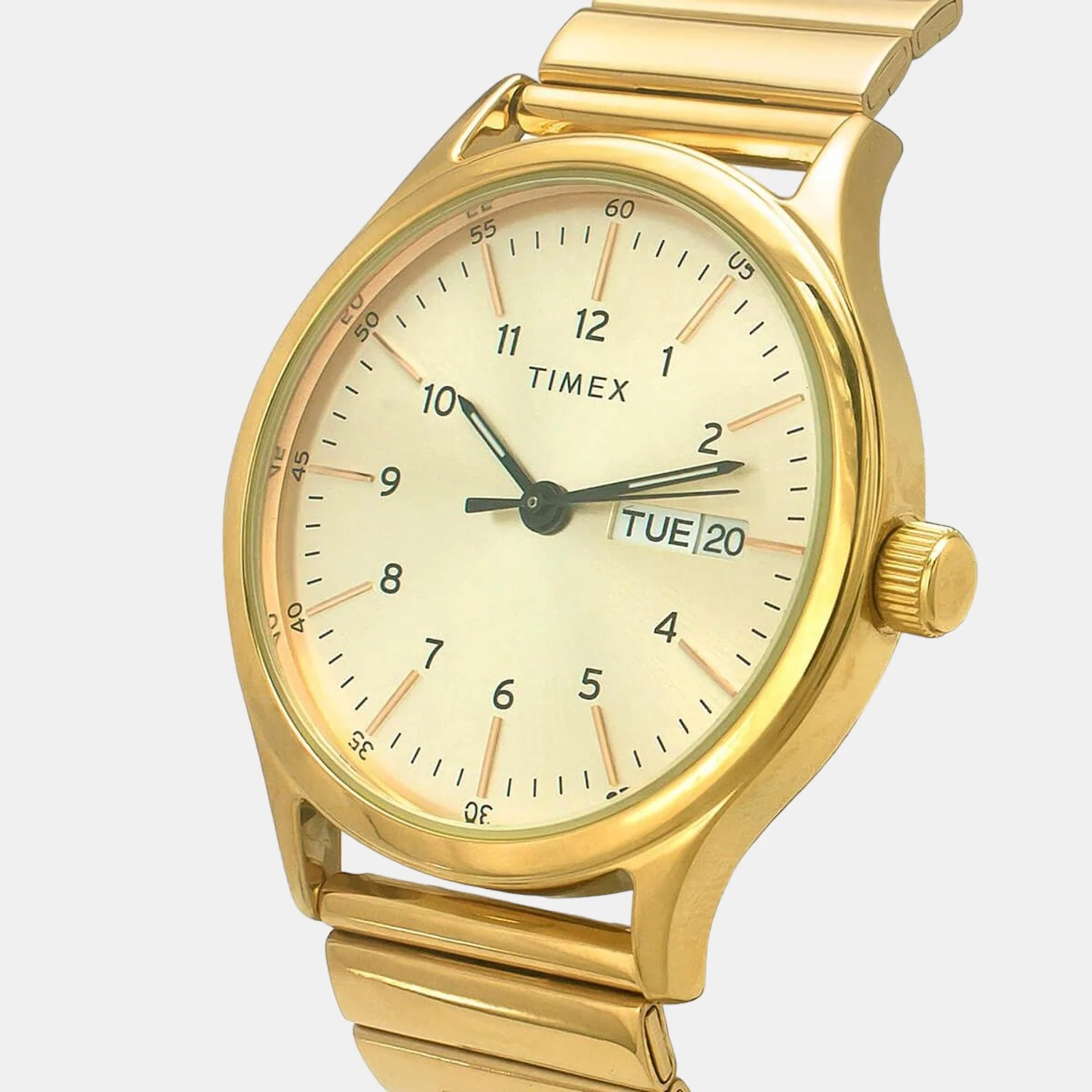 Fashion Men Quartz Gold Dial Analog Brass Watch TWEG19706 - Image 2