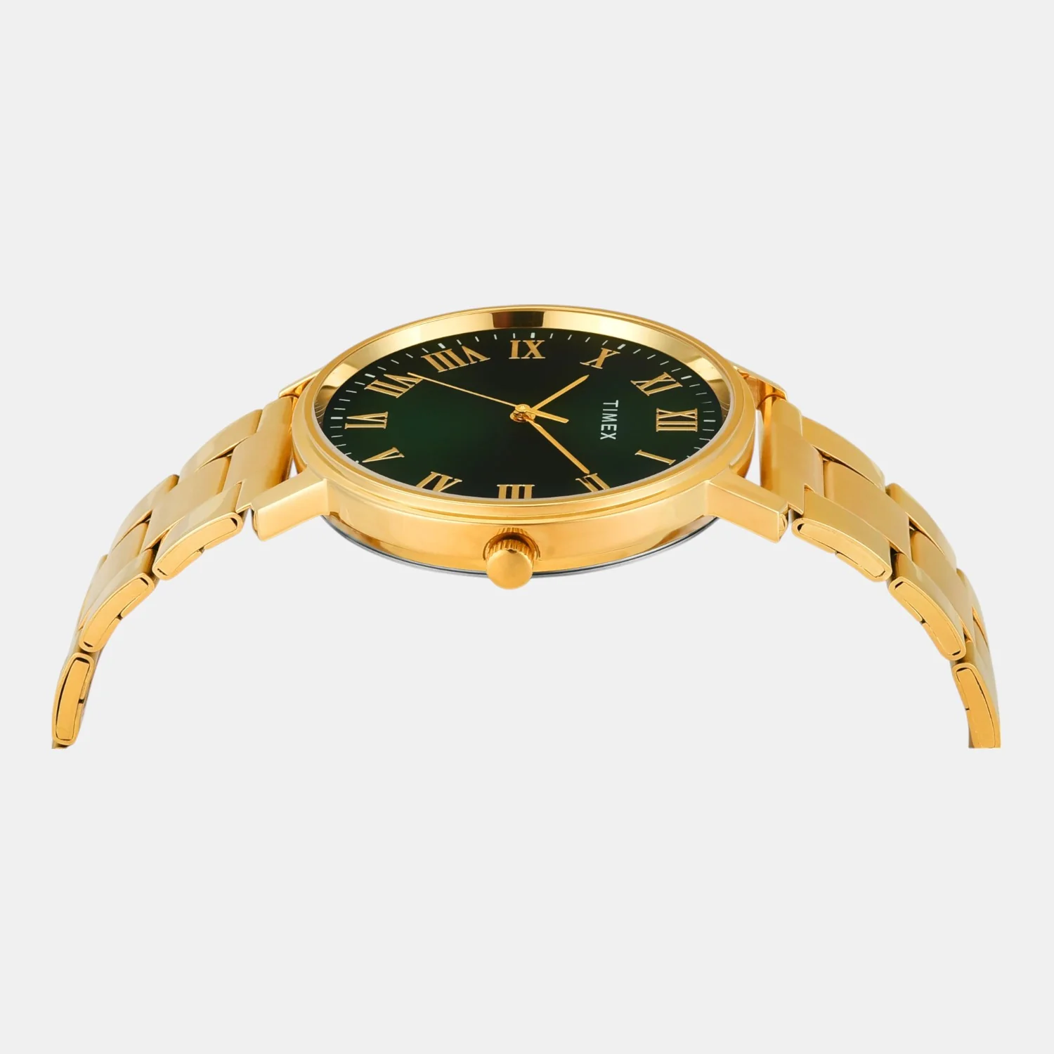 Fashion Men Quartz Green Dial Analog Stainless Steel Watch TW0TG8024 - Image 4