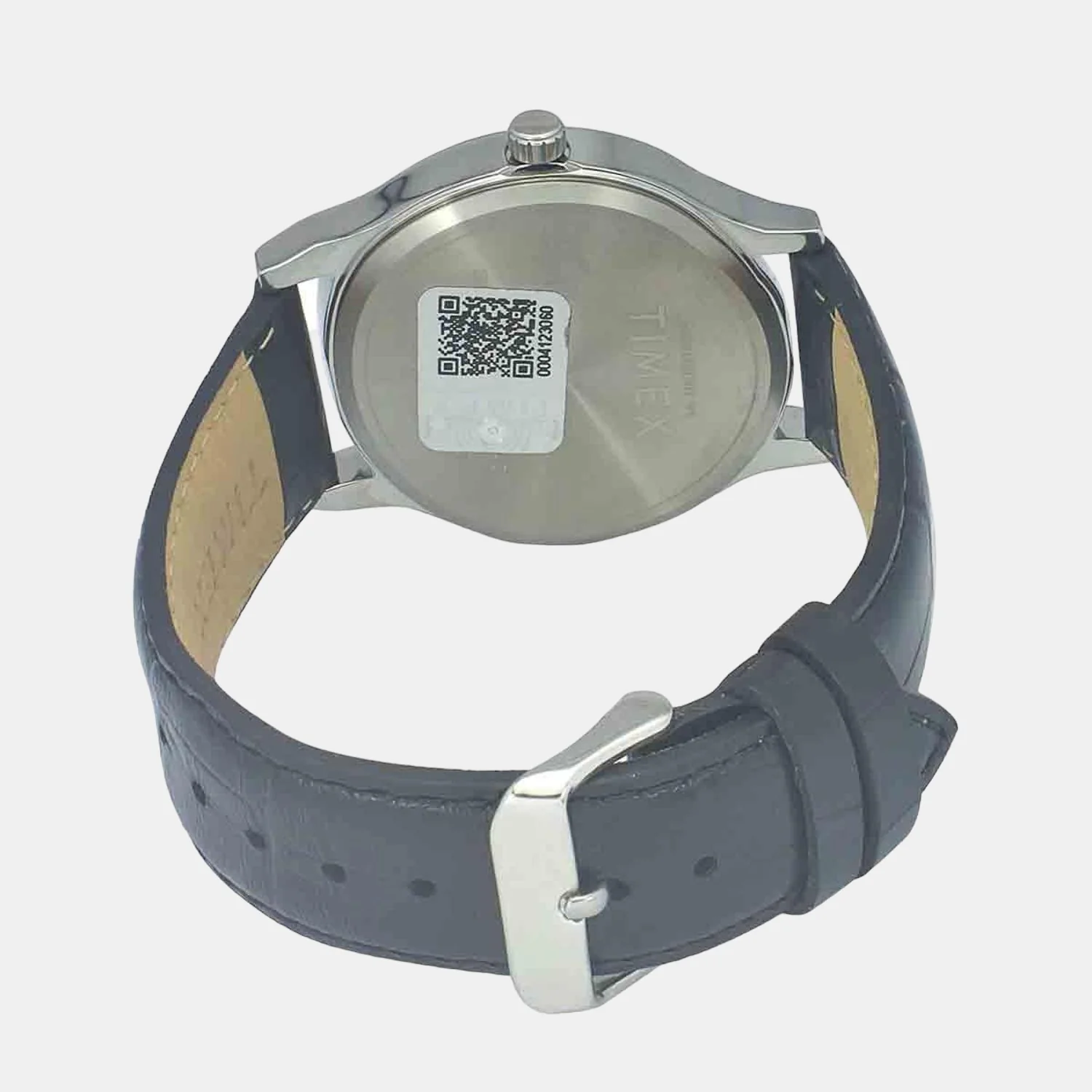 Fashion Men Quartz Silver Dial Analog Leather Watch TW0TG8301 - Image 3