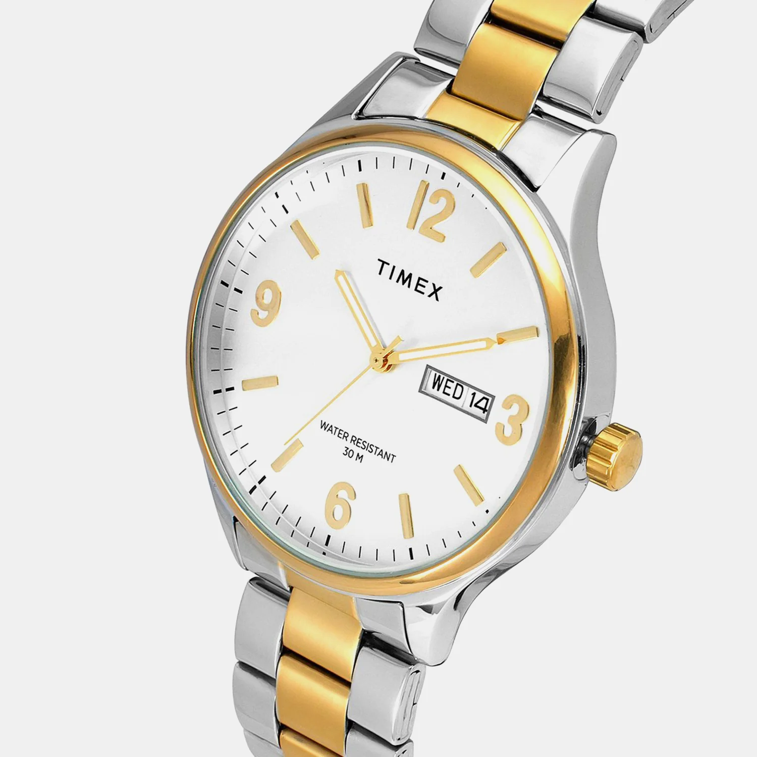 Fashion Men Quartz Silver Dial Analog Stainless Steel Watch TWEG18422 - Image 2
