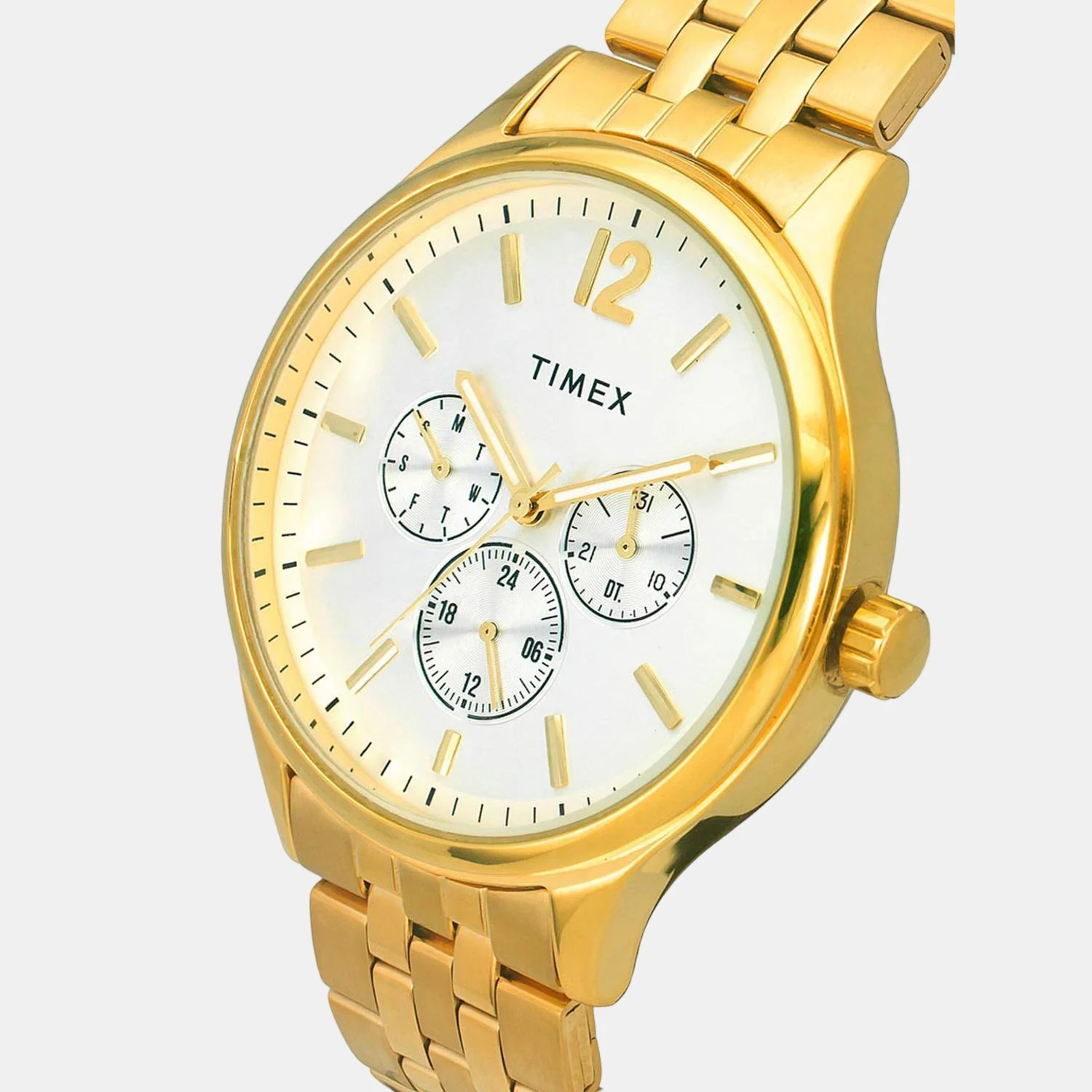 Fashion Men Quartz Silver Dial Chronograph Stainless Steel Watch TWEG18414 - Image 5