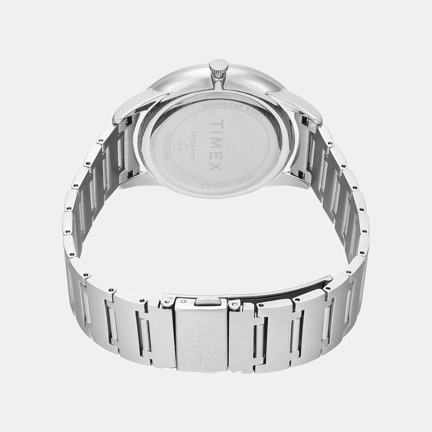 Fashion Men Quartz Silver Dial Multi-Function Stainless Steel Watch TWEG28000 - Image 3