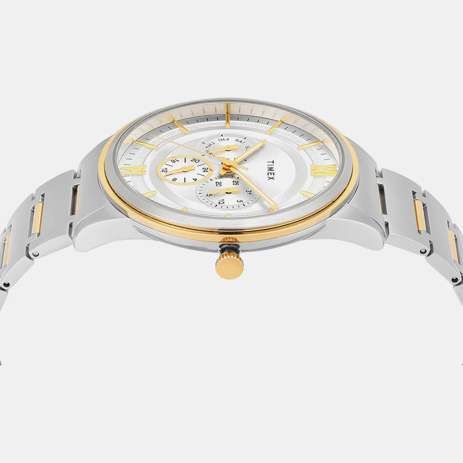Fashion Men Quartz Silver Dial Multi-Function Stainless Steel Watch TWEG28001 - Image 3