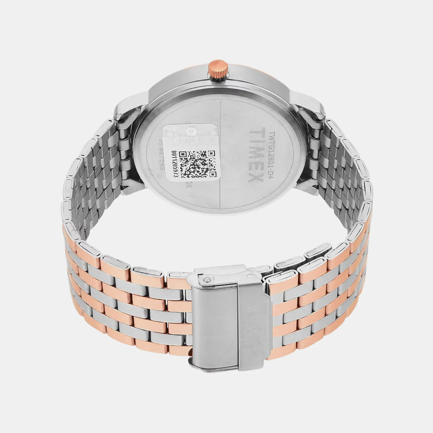 Fashion Men Quartz White Dial Analog Stainless Steel Watch TWTG12801 - Image 3